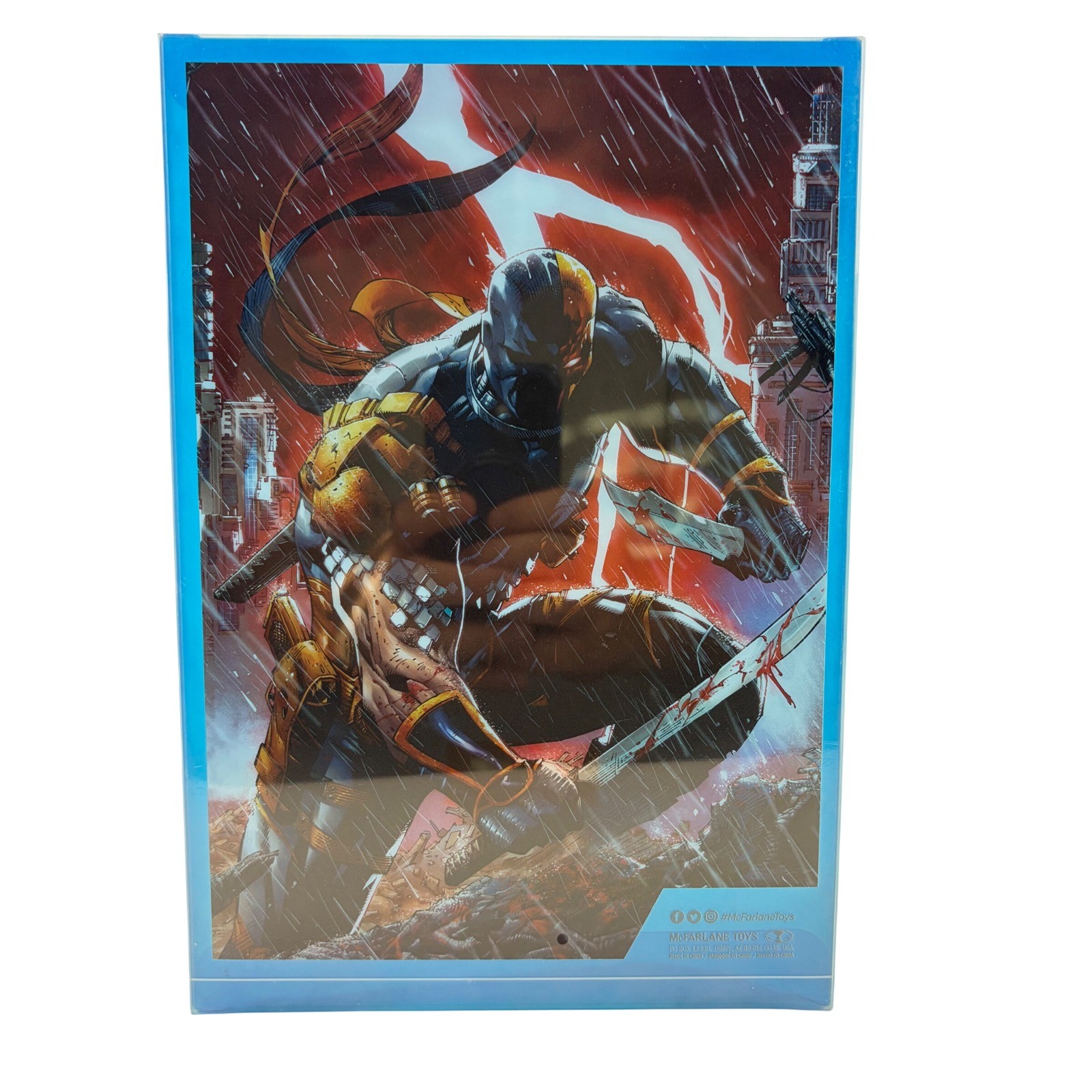 McFarlane DC Multiverse Deathstroke Frostbite Edition Gold Label GameStop 1/5000