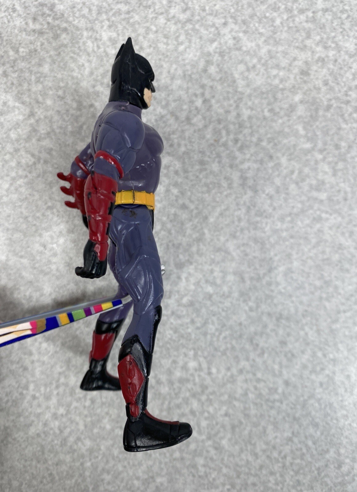 Attack Wing Batman Action Figure 5&Prime; Batman Forever Kenner Vtg 1990s 1995