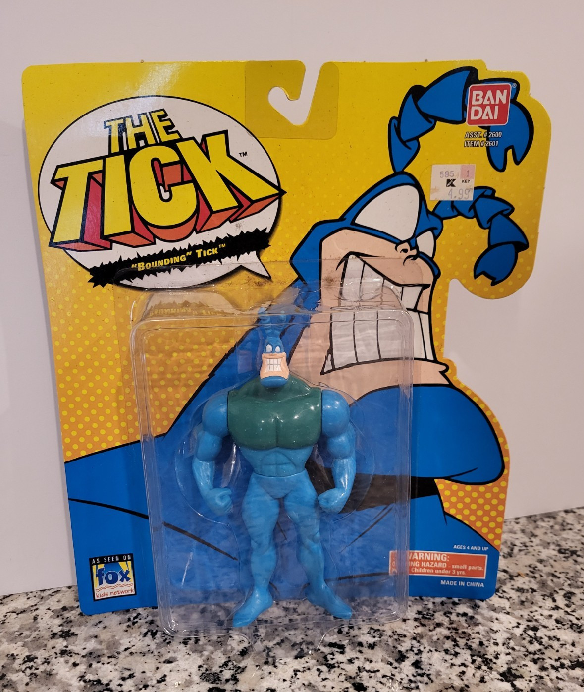 Bounding Tick 1994 THE TICK Bandai Fox MOC NEW #2