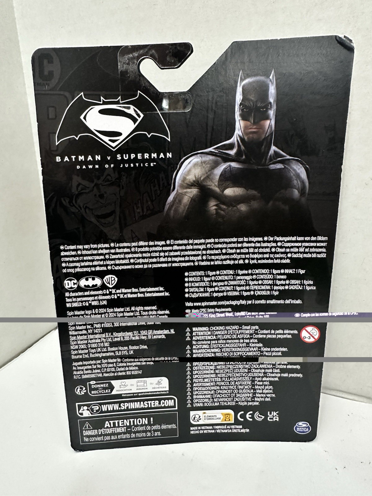 Spin Master Batman 85 Years Batman V Superman Dawn Of Justice Figure New