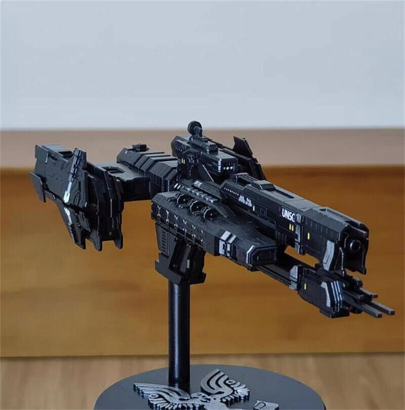 Halo Spacecraft Spaceship Model Battles Ship Resin Figure Painted collection Gif