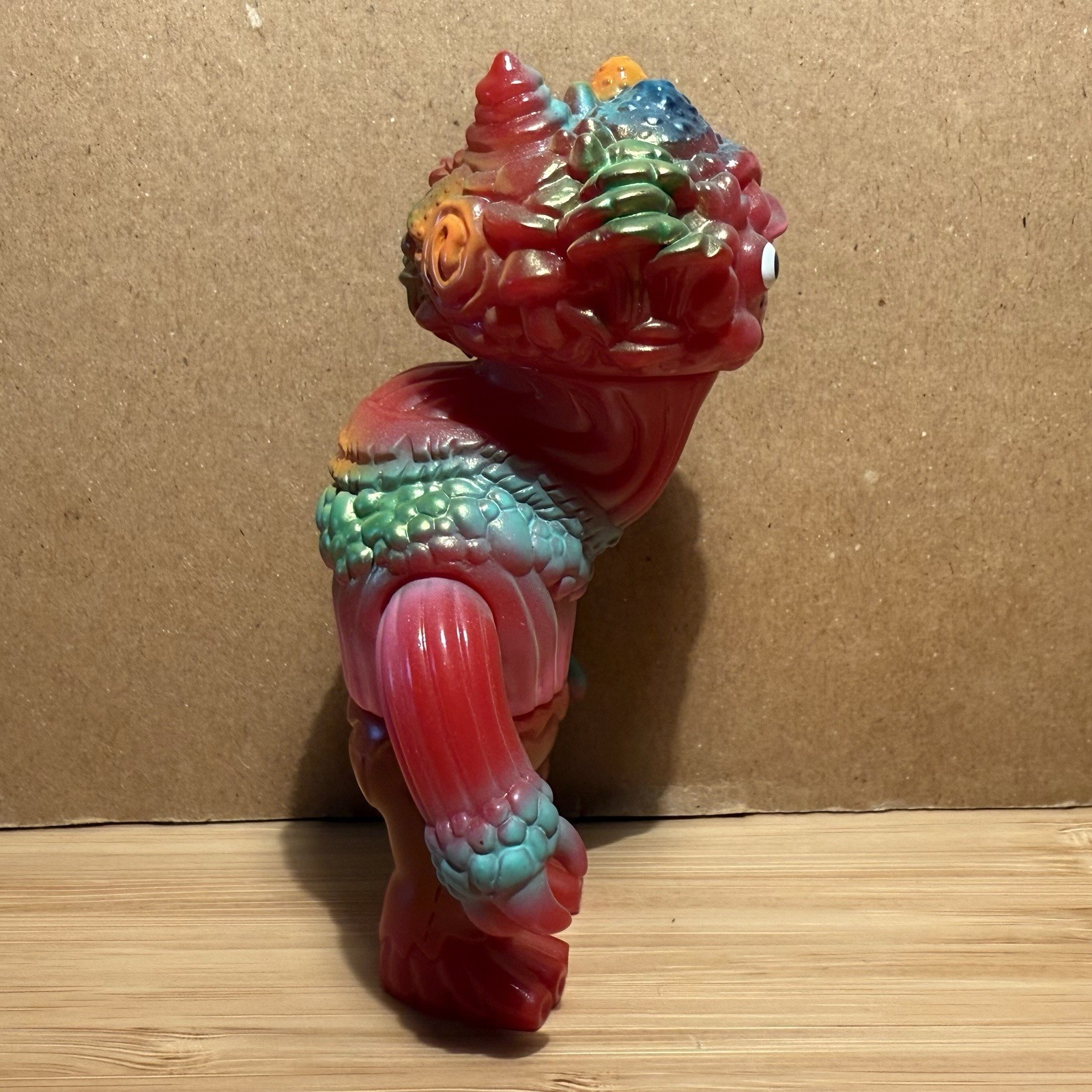 Bwana Spoons Morel Snacks Red Sofubi Vinyl Figure Gravy Toys Hand Painted Japan