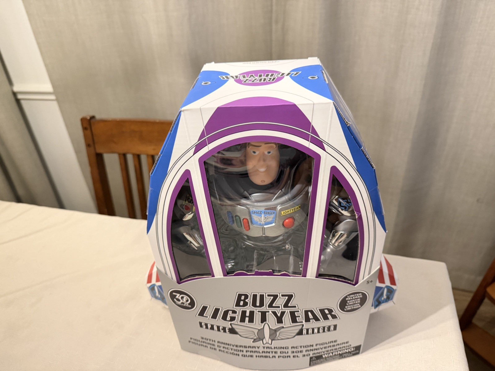 Disney Pixar Buzz Lightyear 30th Anniversary Talking Toy Story Action Figure
