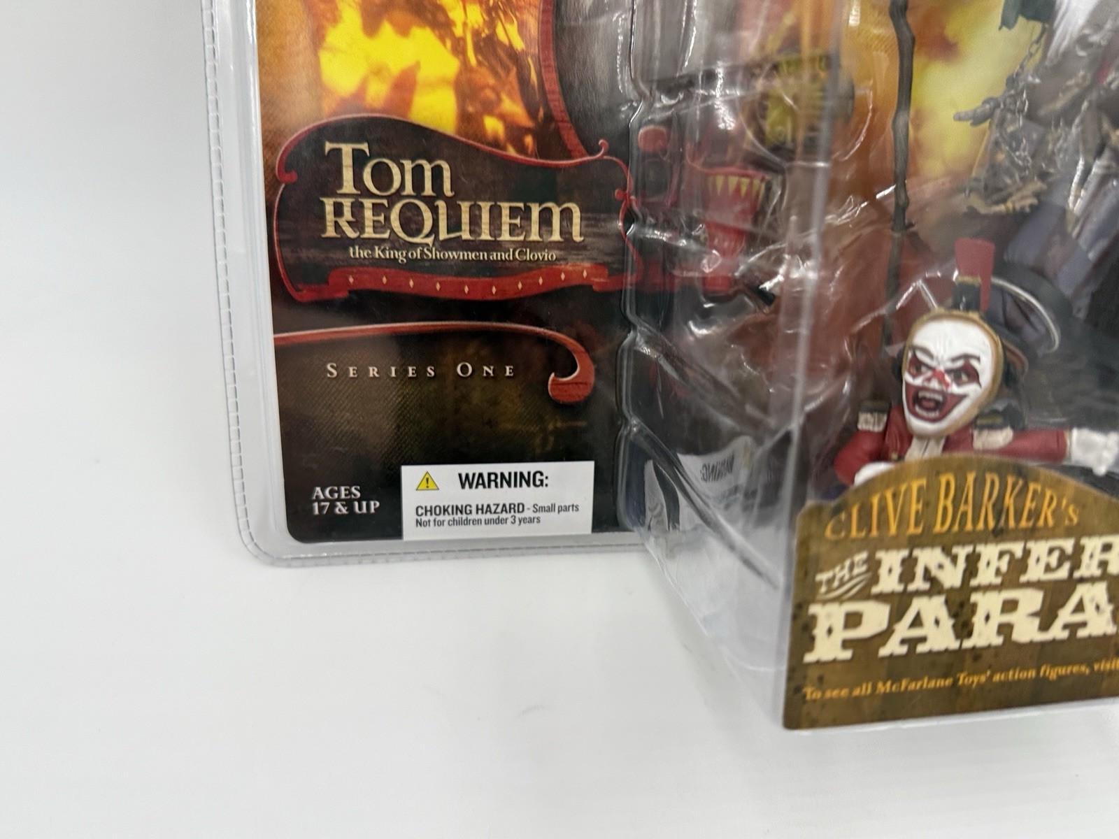 2004 McFarlane Clive Barkers Infernal Parade Tom Requiem The King of Showmen