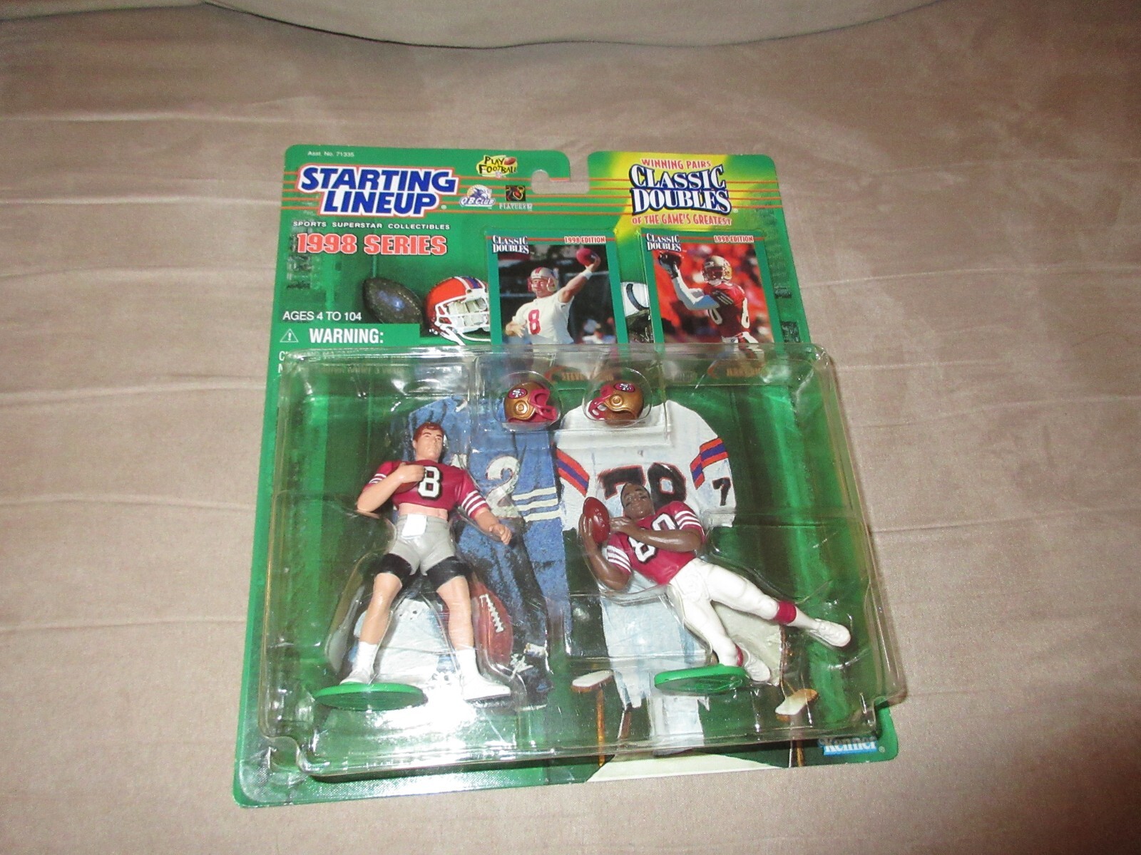 1998 Starting Lineup Classic Doubles Steve Young & Jerry Rice SLU