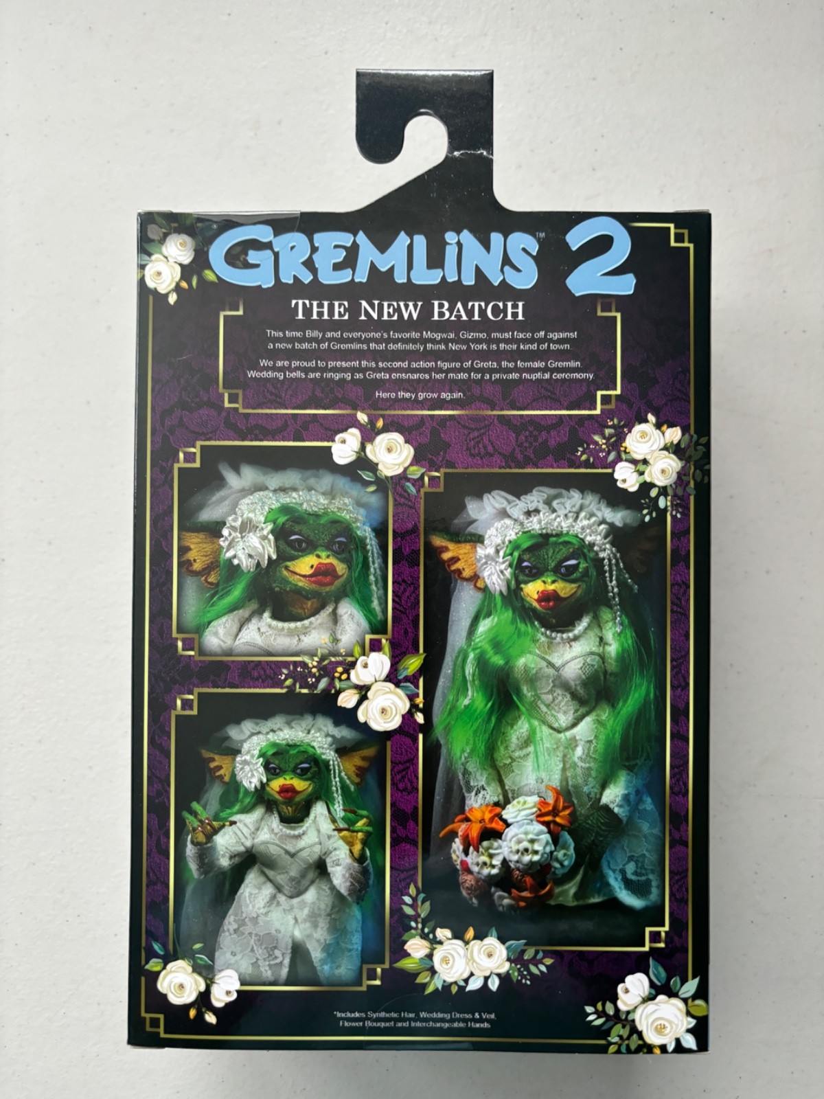 NECA Gremlins 2 The New Batch Ultimate Greta Wedding Dress Figure As Shown