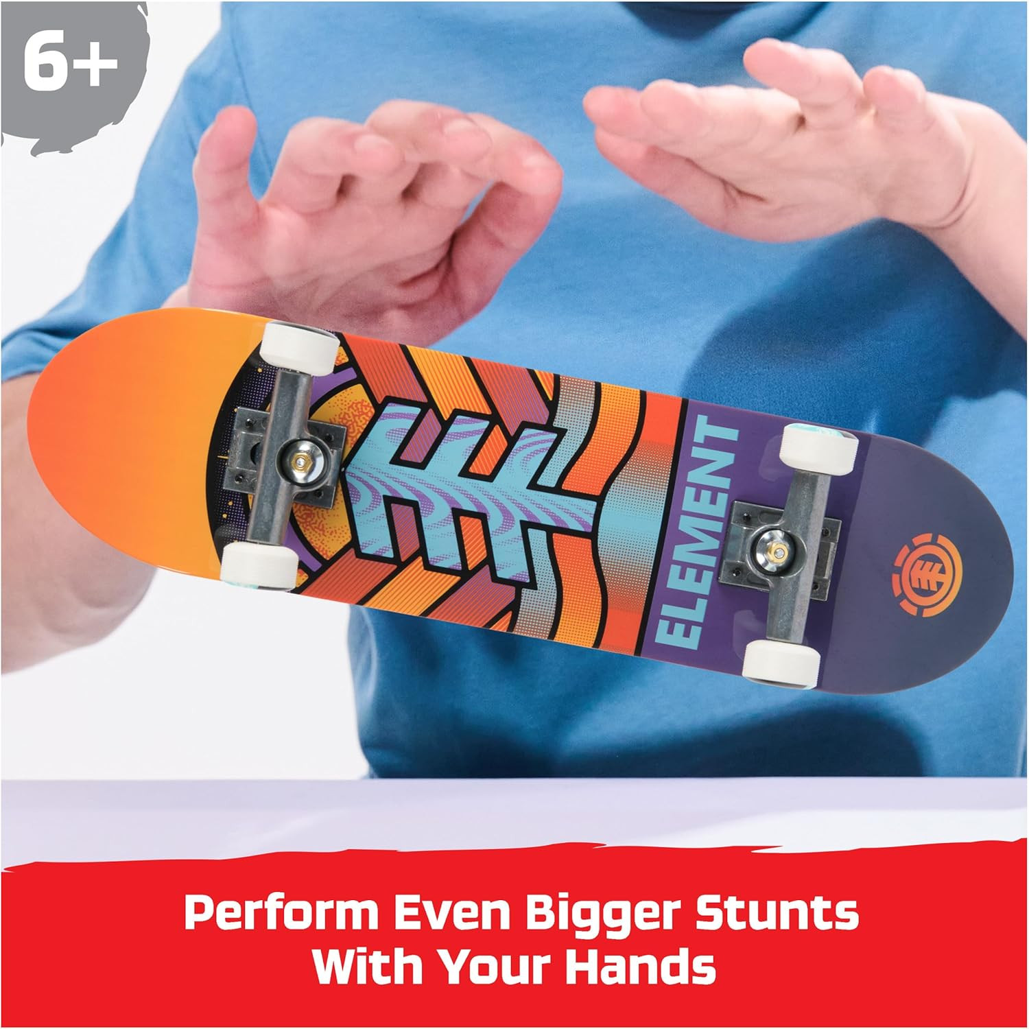 TECH DECK, Element Handboard; Authentic Mini Skateboards, Kids Toys for Boys & G