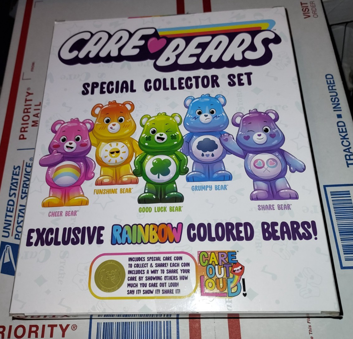 Care Bears Special Collector Set Rainbow Shine Figure Set Walmart Exclusive 2020