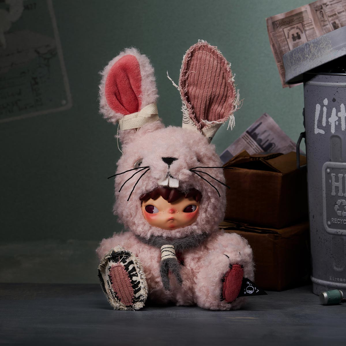POP MART Hirono Little Hare Plush Doll Pendant – US FAST SHIPPING