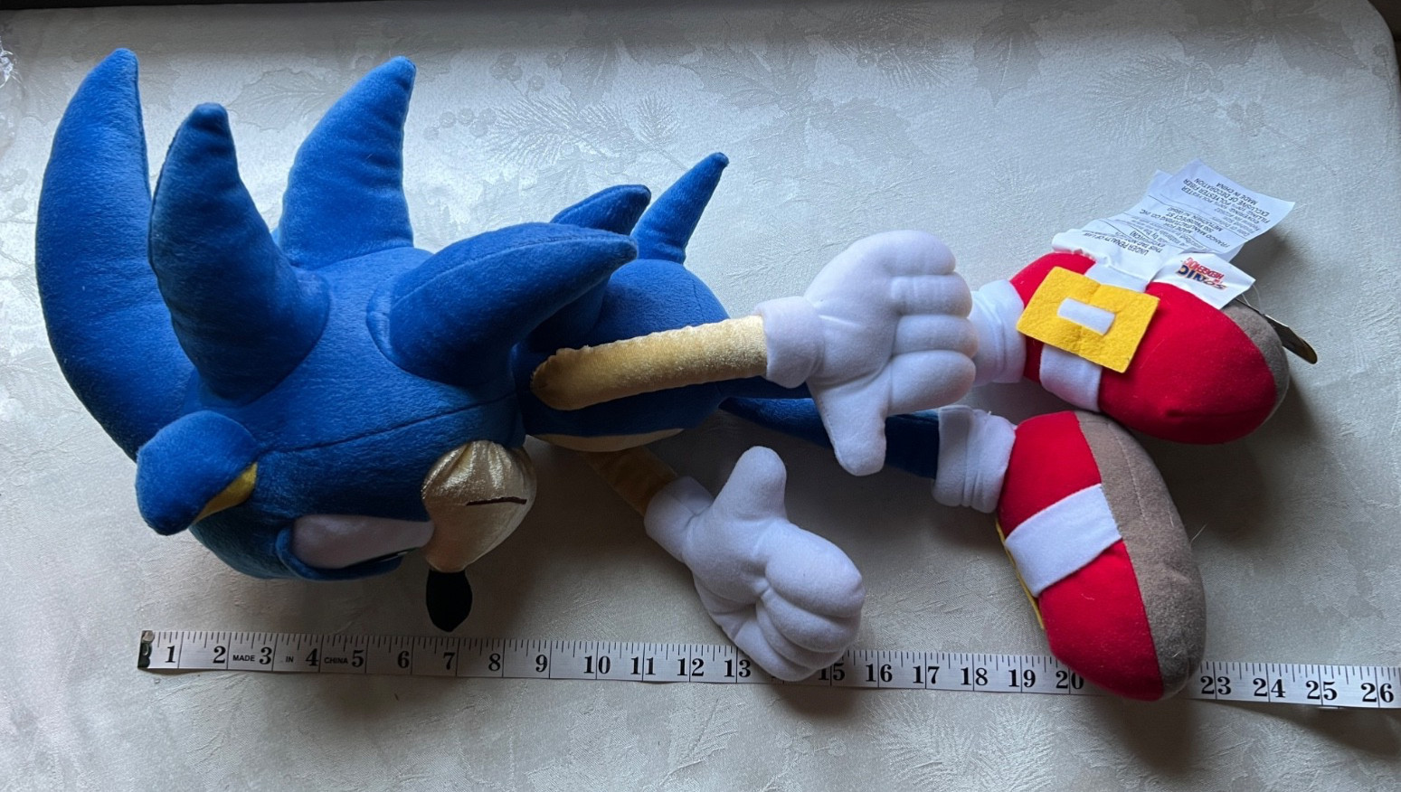 sonic the hedgehog plush 24 inches NWT