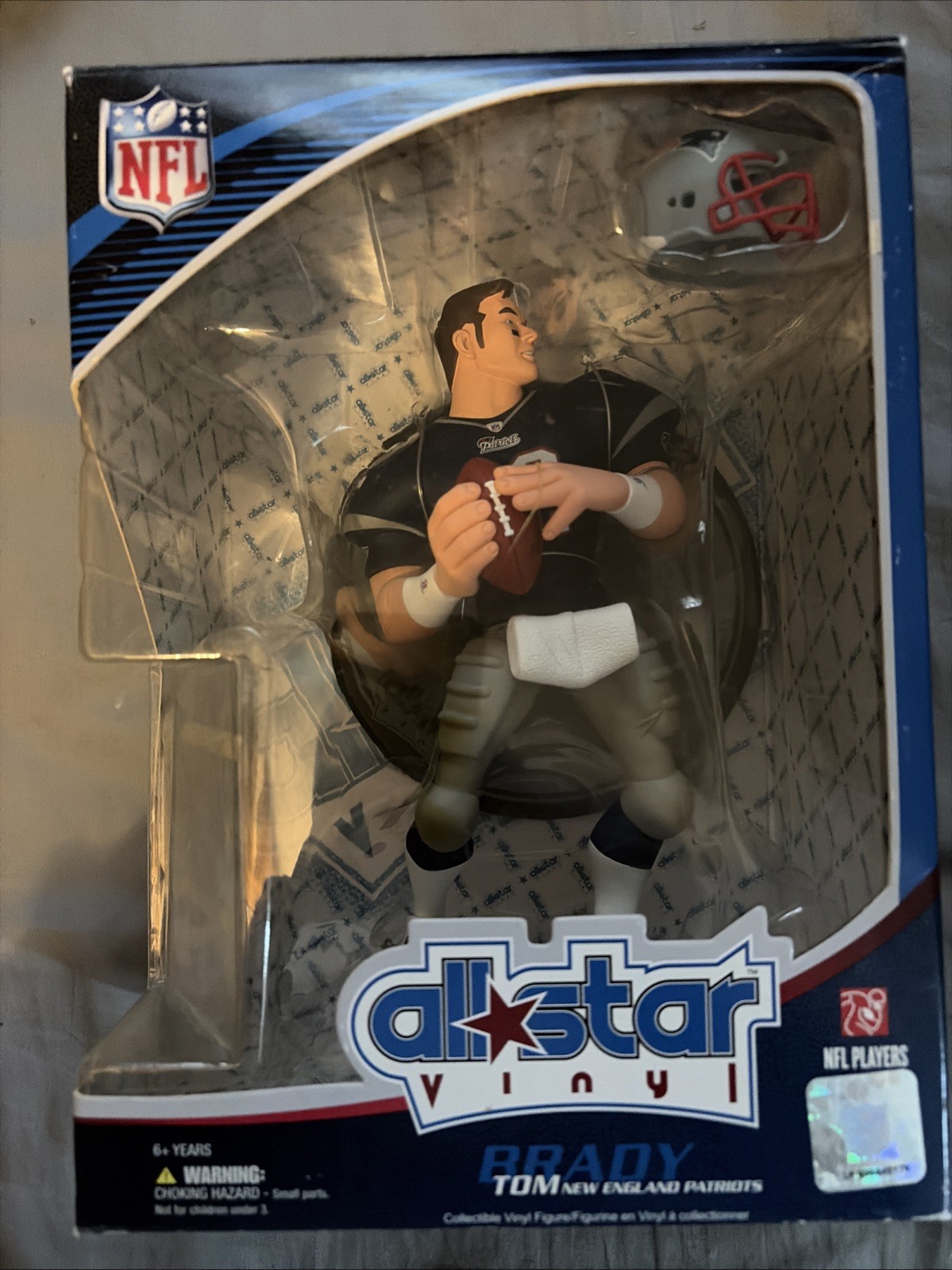 Upper Deck All Star Vinyl Series Tom Brady Toy Figure Collectible (No Card)
