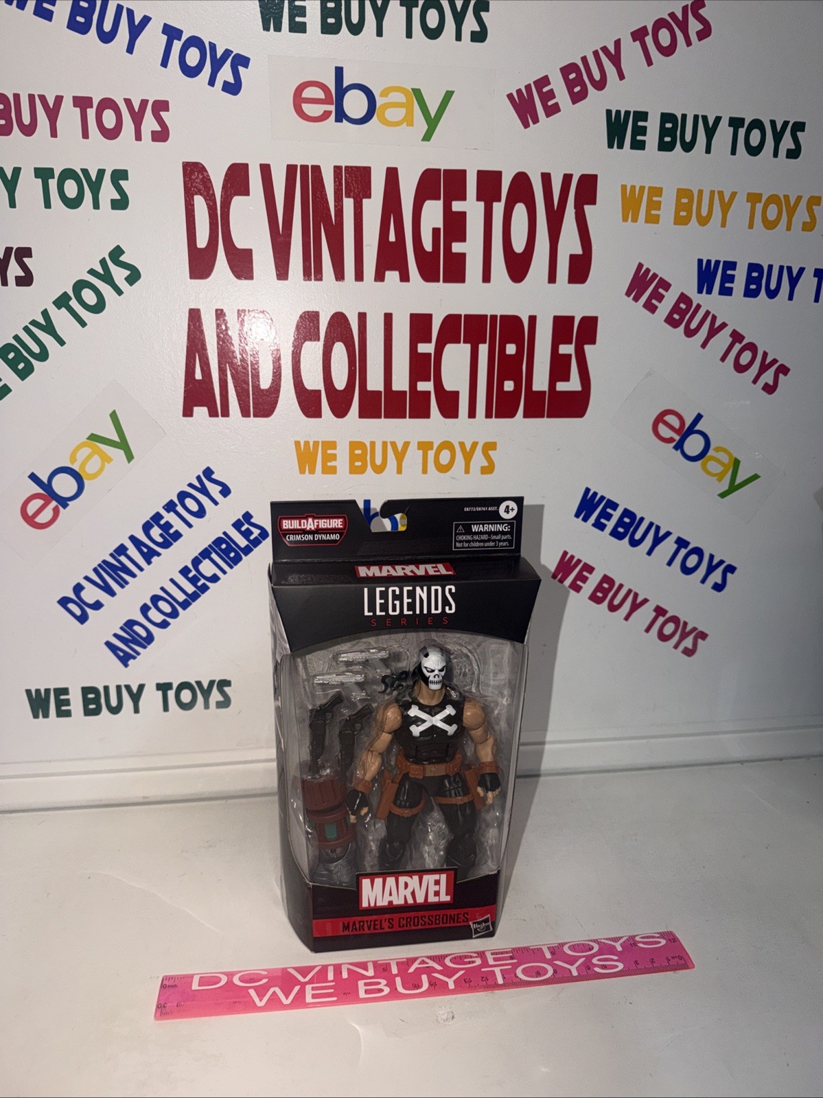 Marvel Legends Series Crossbones with BAF Crimson Dynamo Hasbro 6” Action Figure