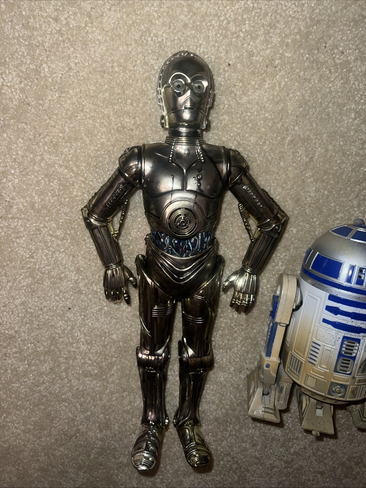 Star Wars Action Collection 1/6 Scale C-3PO & R2-D2 2 Pack 12&Prime; Figure Lot 1997