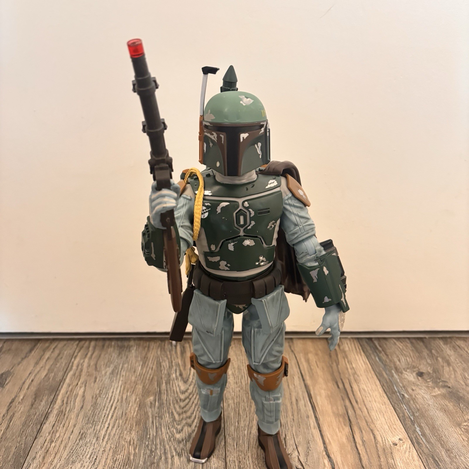 Star Wars Boba Fett 14” Action Figure 2014 Disney Store Talking Tested Works