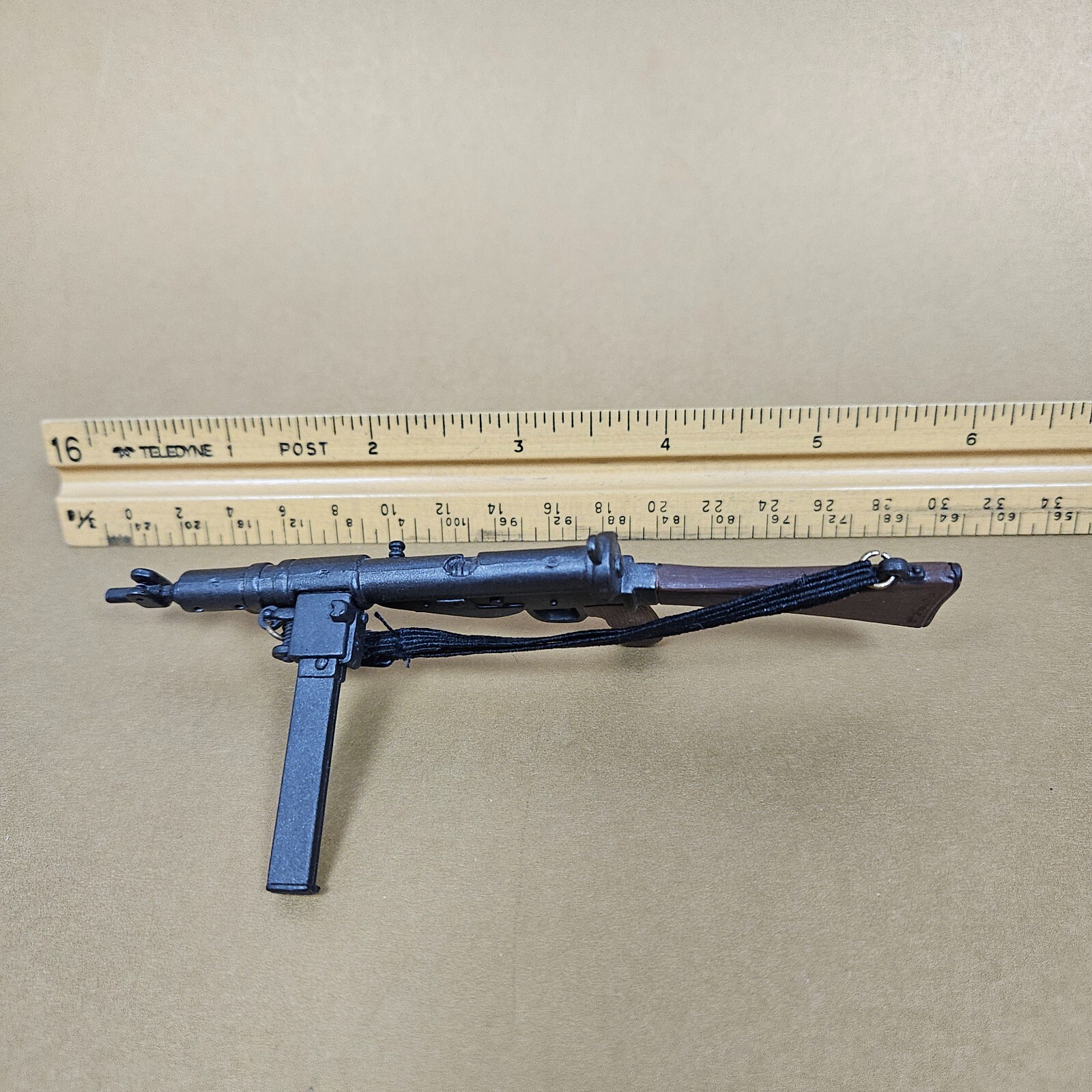 Gi joe Thompson Sten Grease machine guns For 12&Prime; Figure lot of 5 1:6 Plastic
