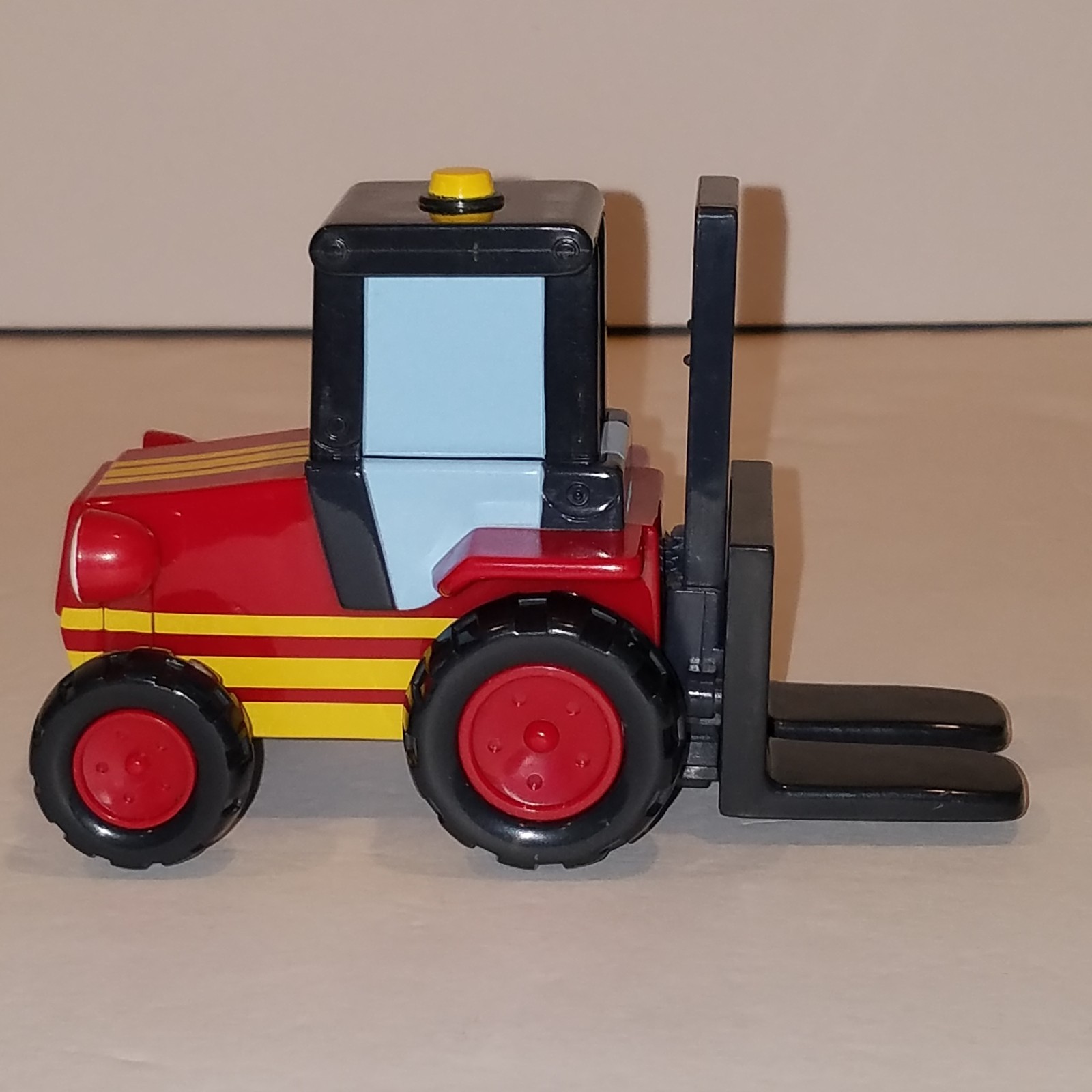 Bob The Builder 2006 Talking Sumsy Forklift COMPLETE Pallet Cargo Crates Vintage
