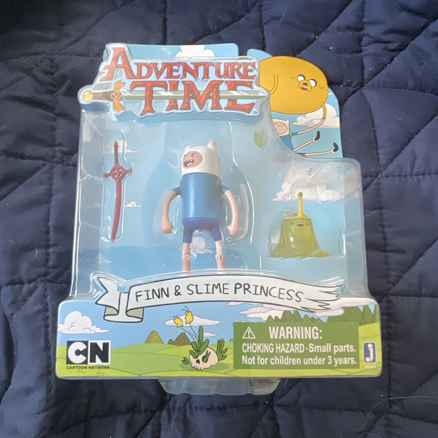 Cartoon Network Adventure Time Finn Jake Slime Princess Figure Set w/ Sword