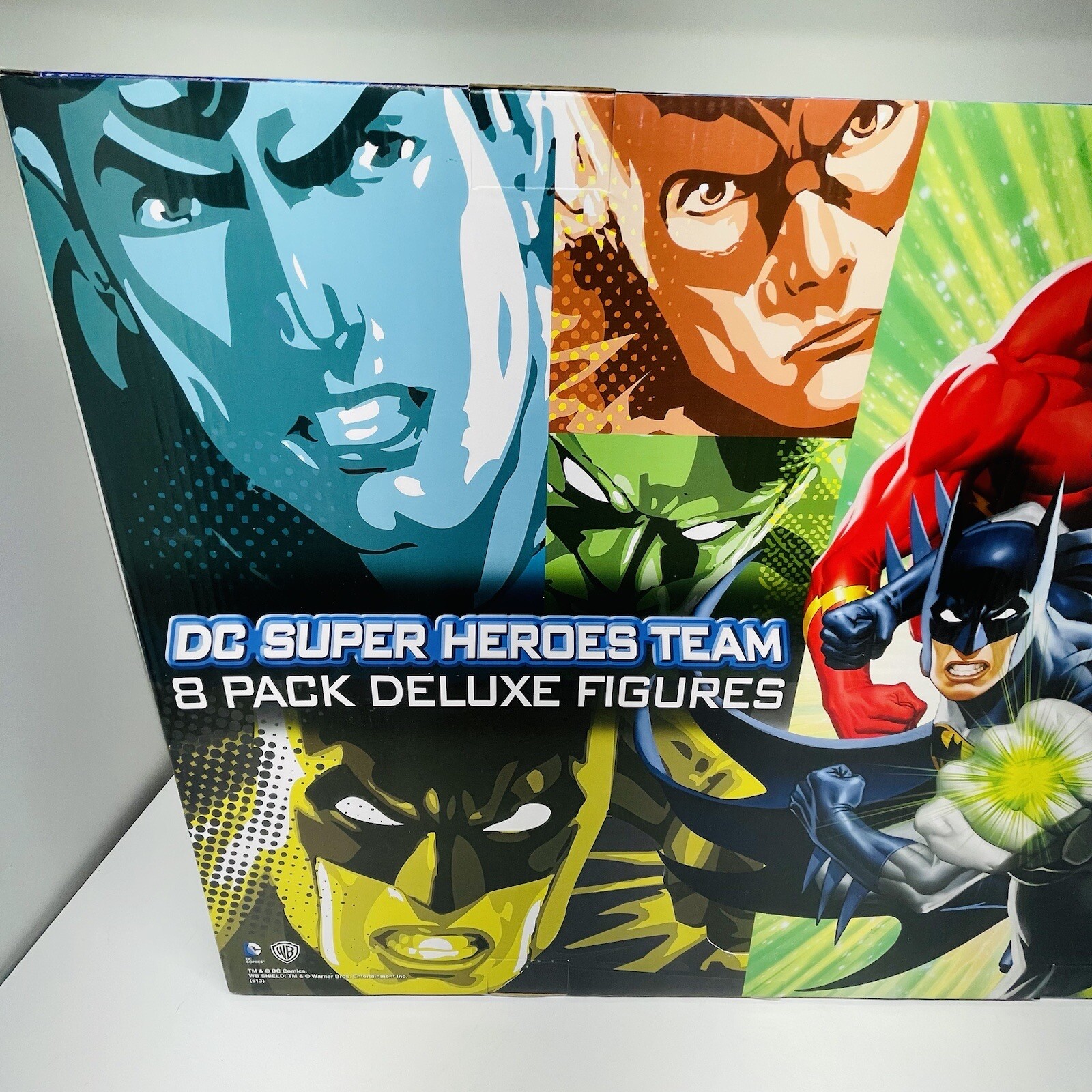 DC SUPER HEROES TEAM 8 Pack 4&Prime; Mini Figures BATMAN SUPERMAN WONDER WOMAN FLASH