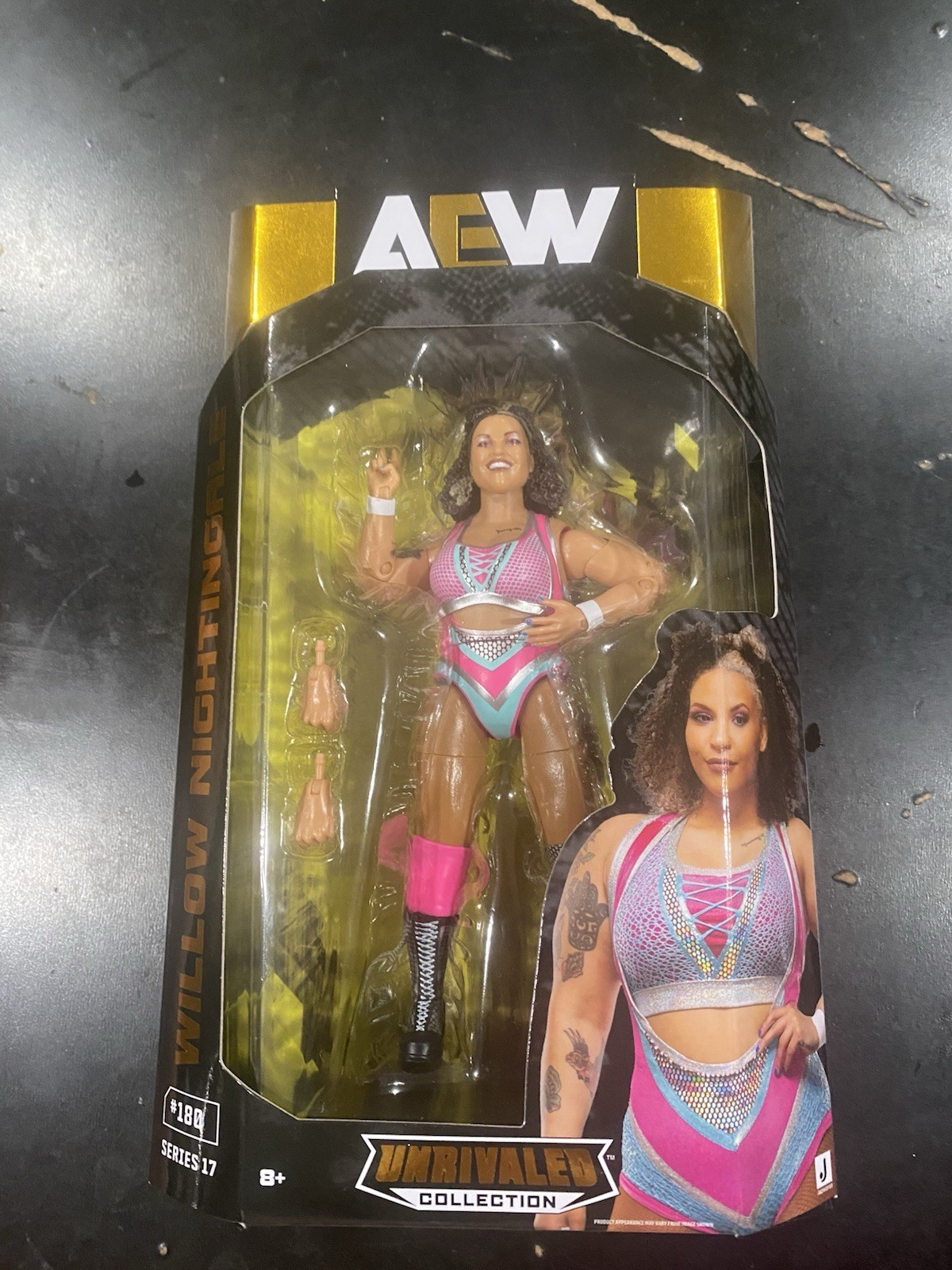 AEW ALL ELITE WRESTLING UNRIVALED COLLECTION SERIES 17 #180 WILLOW NIGHTINGALE