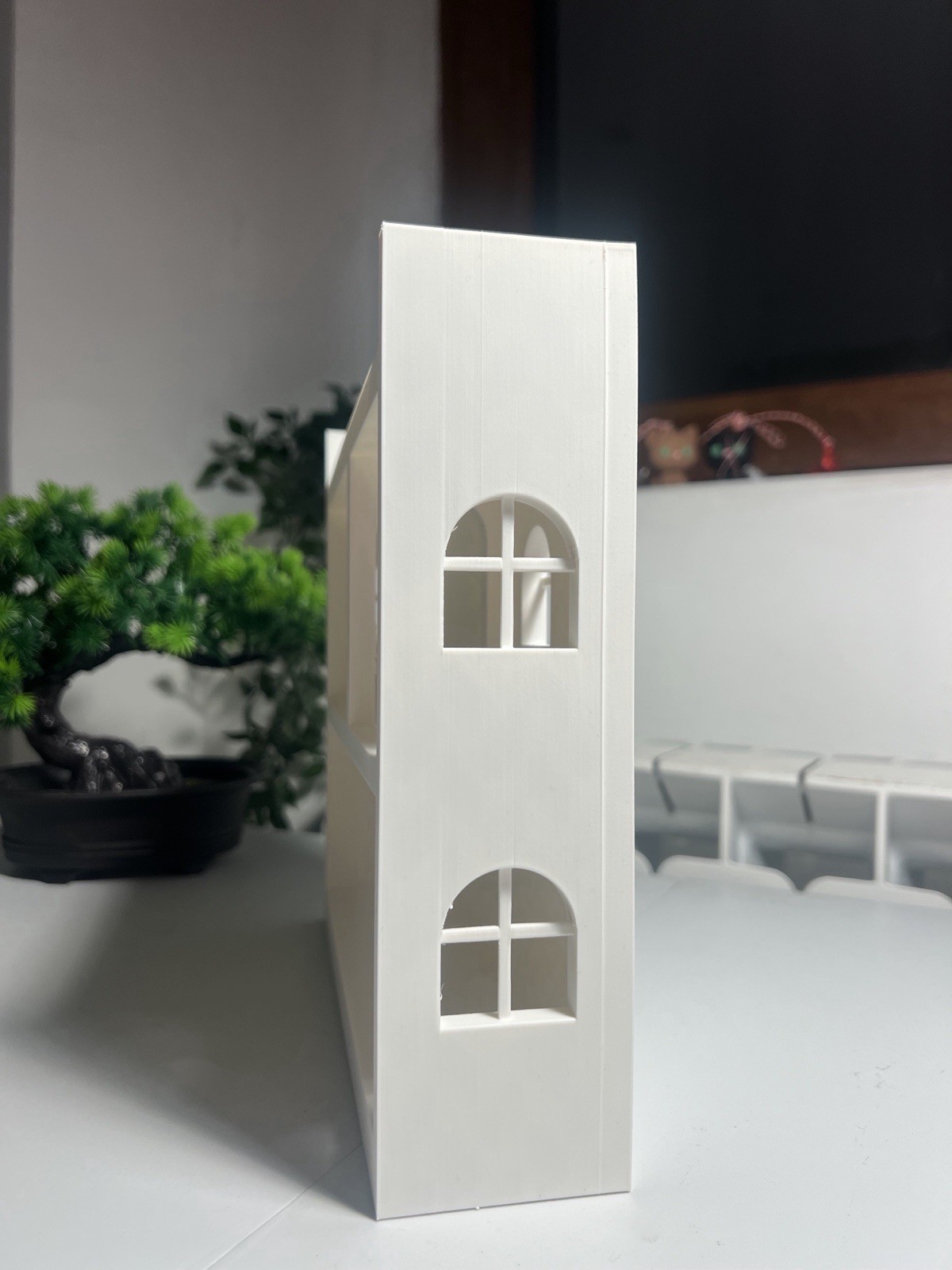 Smiski Minimalist Display Modular House Includes all 10 pieces of furniture