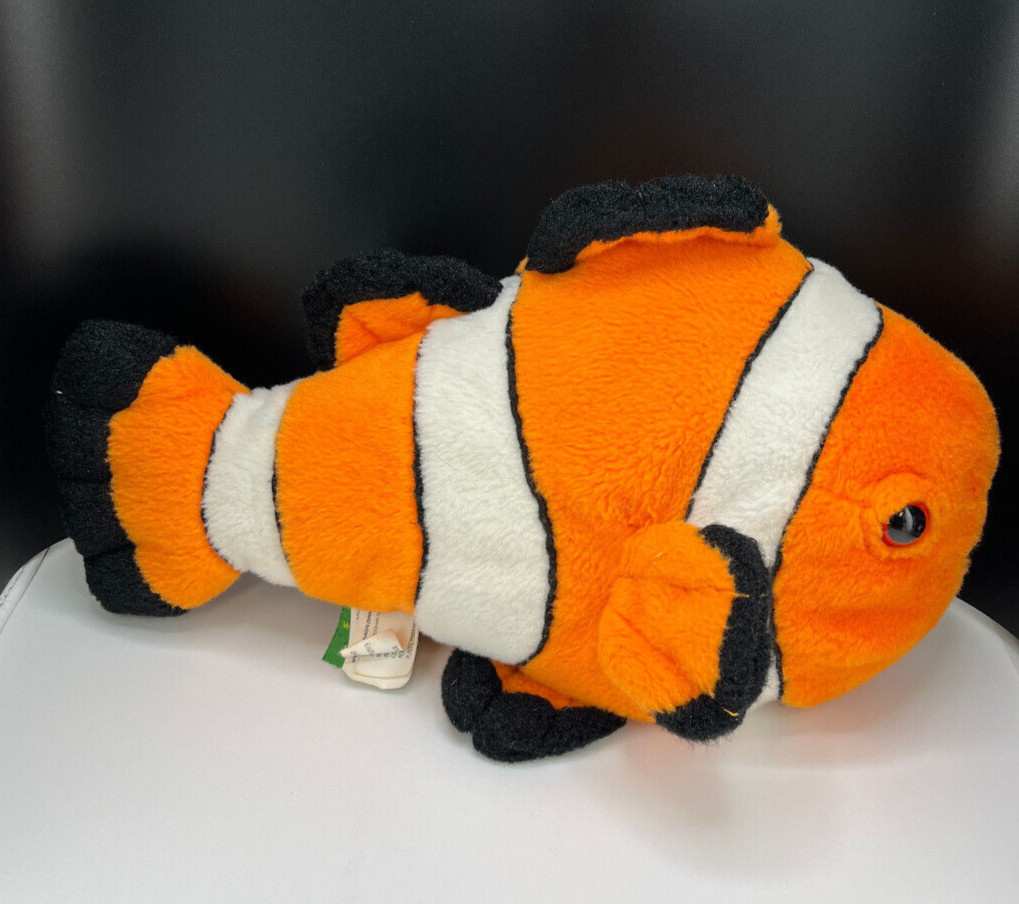 Disney Dory Talking Ocean Sound 2016 14” Wild Republic Clown Fish Plush Nemo 12&Prime;