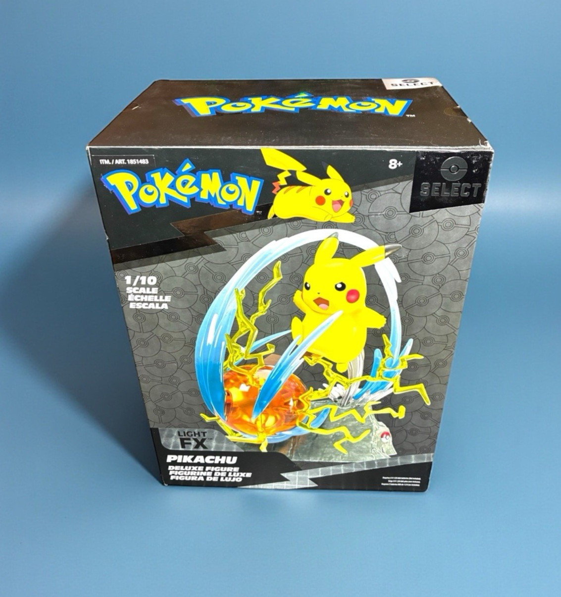 New Jazwares Pokemon Select Deluxe 13&Prime; Collector Figure/Statue – Pikachu – NEW