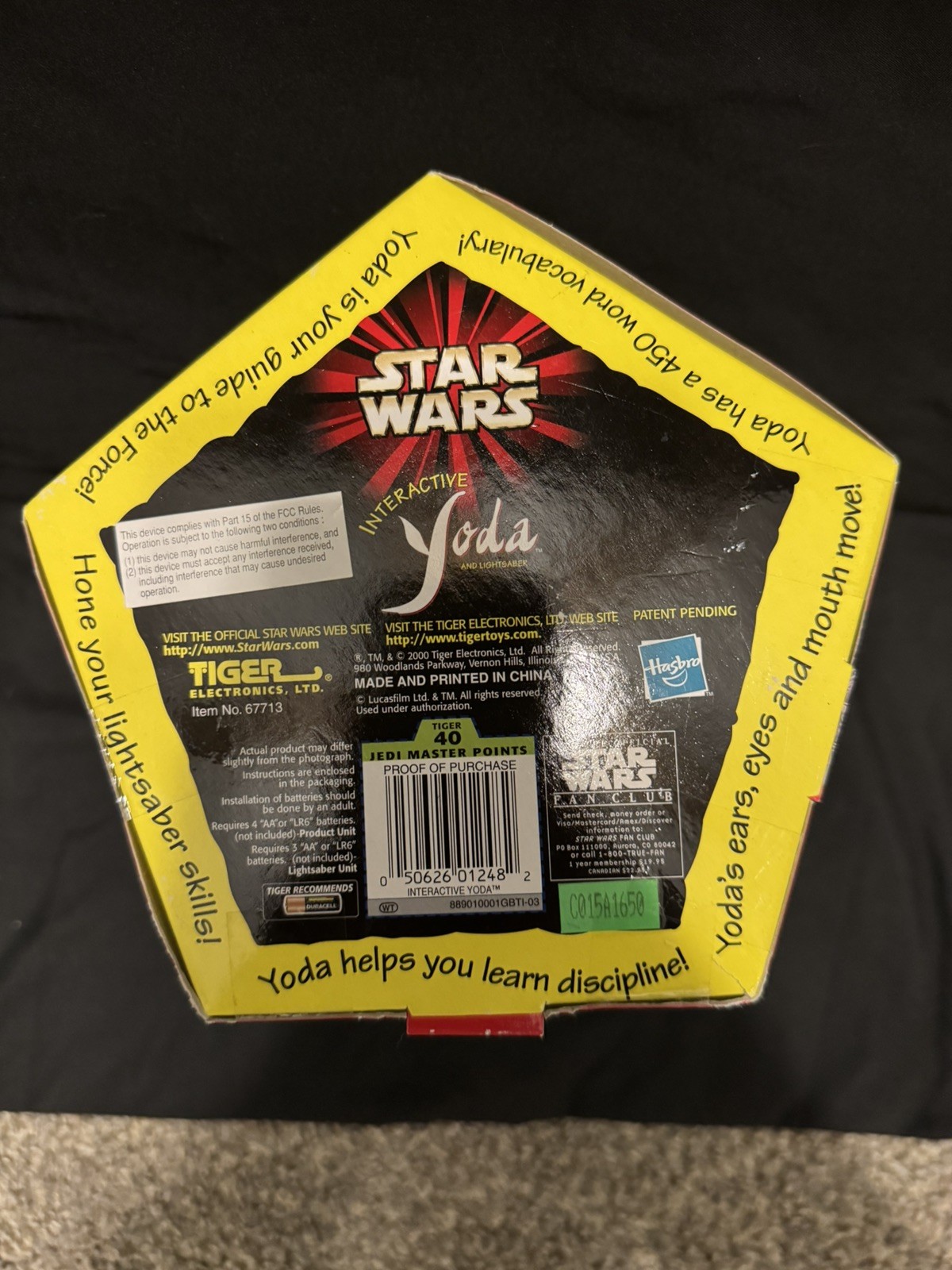 Star Wars Interactive talking Yoda with Lightsaber