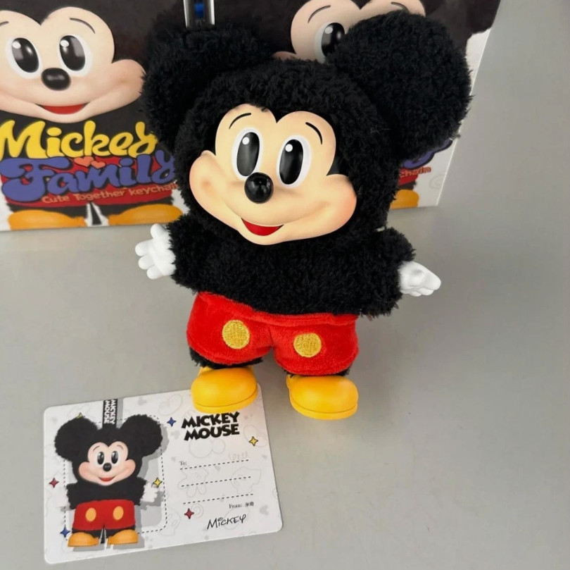 Mickey Family Cute Together Series Plush Pedant Bag Charm Confirmed Figure Doll