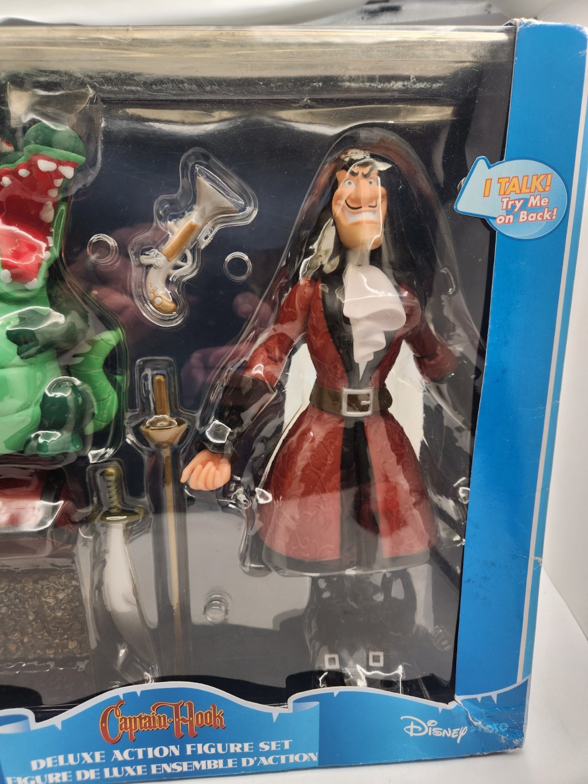 Disney Heroes Captain Hook Deluxe Action Figure Set w/Croc RARE! – Vintage