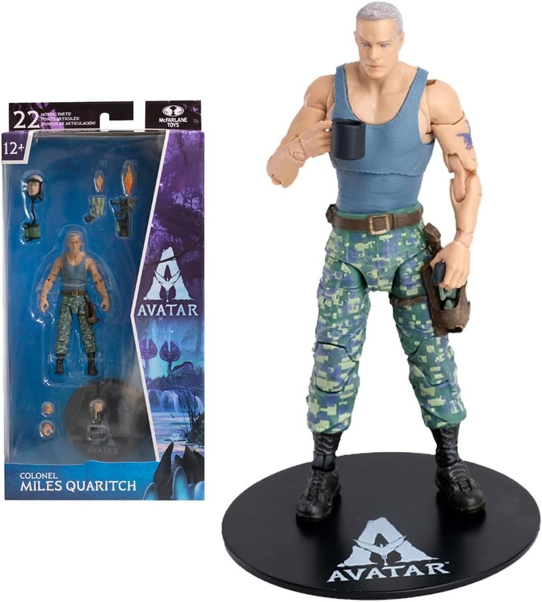 McFarlane Toys Avatar Movie Colonel Miles Quaritch 4-inch Action Figure Sealed