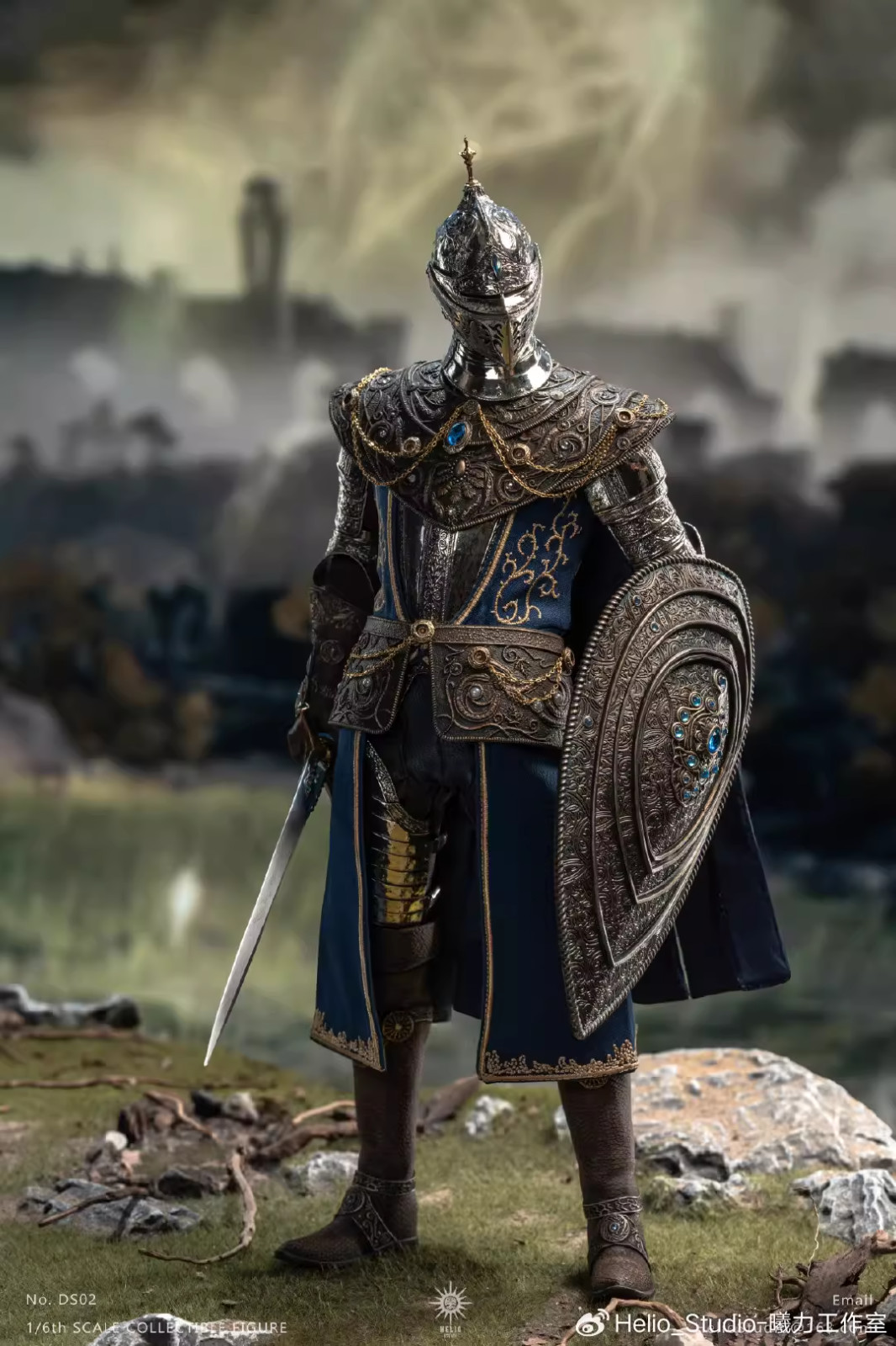 ​​Helio Studio 1/6 Enchanted Knight DS02 Action Figure In Stock 2025NEW