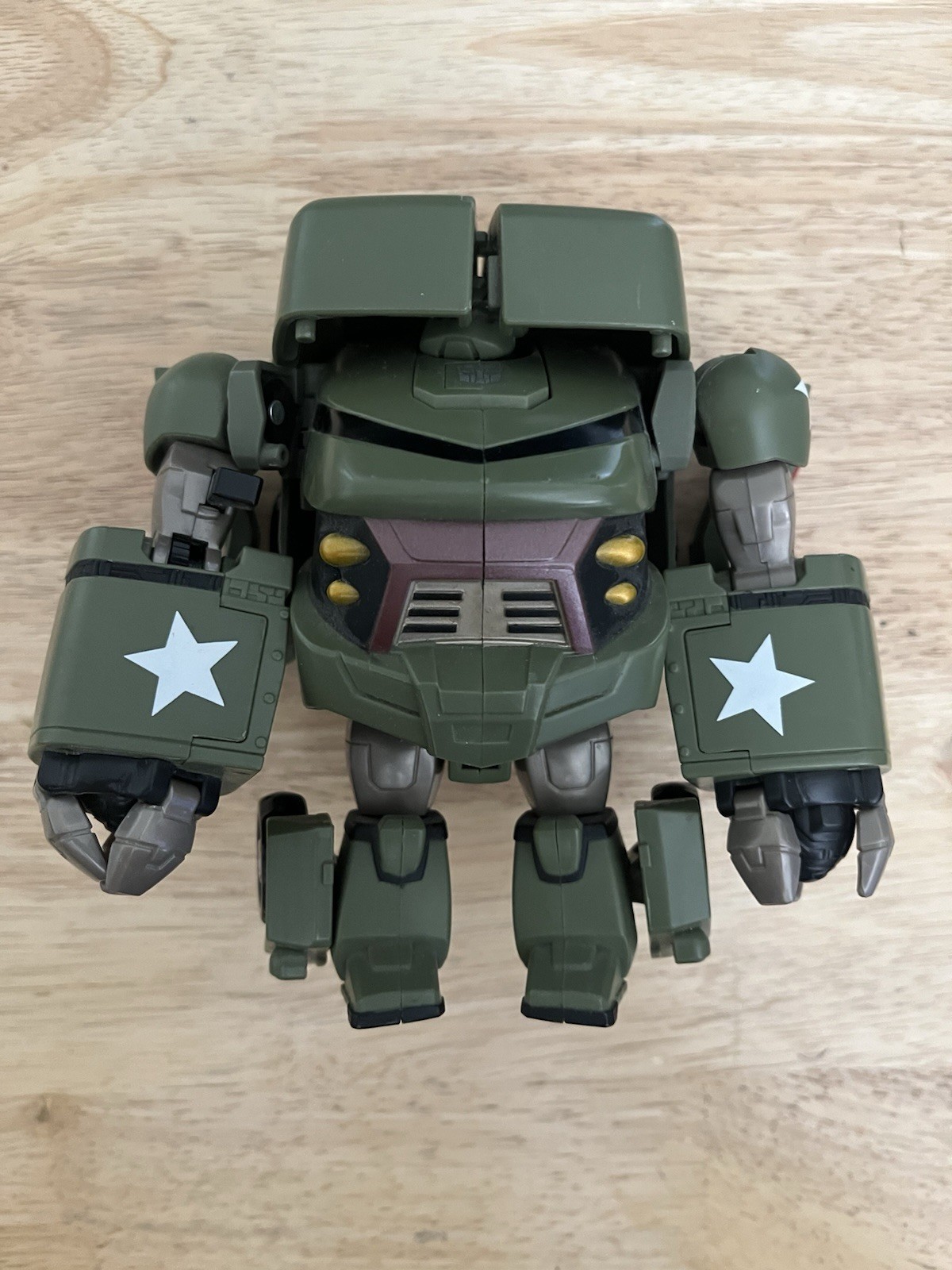 Hasbro Transformers Animated Voyager Bulkhead Figure 2008 (used)