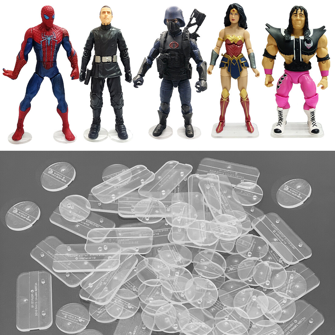 LOT 56 Display Stand BASE For 6 » Gi joe Marvel Legends MOTU DC Comics Figure #5