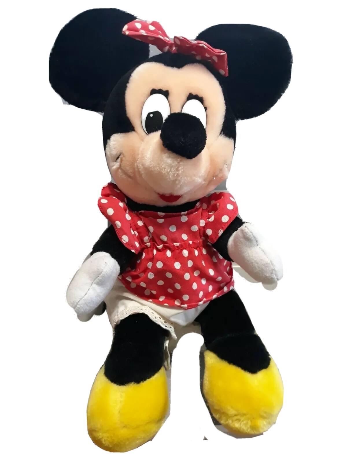 Disneyland Walt Disney World Minnie Mouse Plush Stuffed Animal 12” vintage