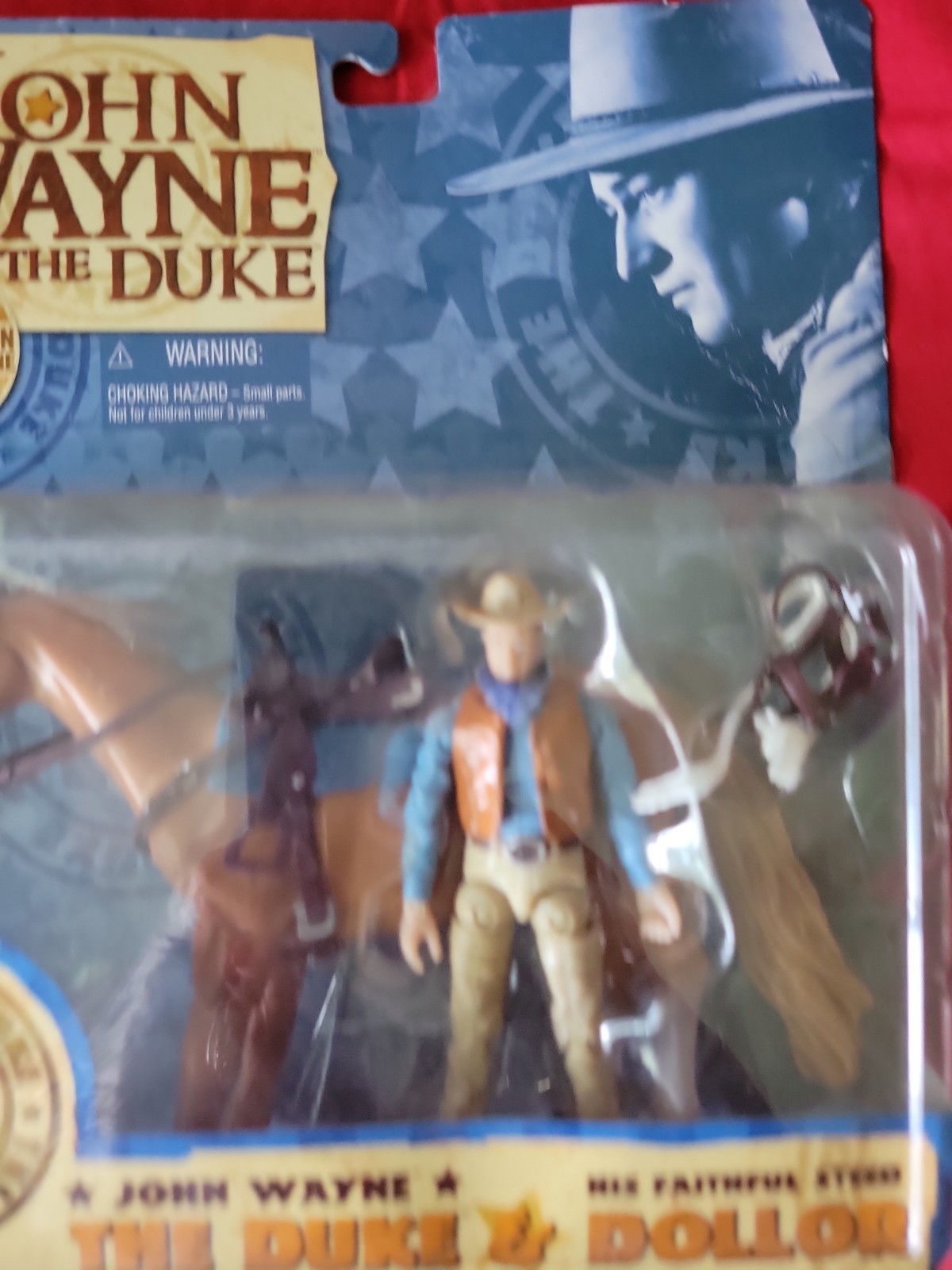John Wayne The Duke Figure Dollor Dollar Horse w/Box Schylling 100 Years