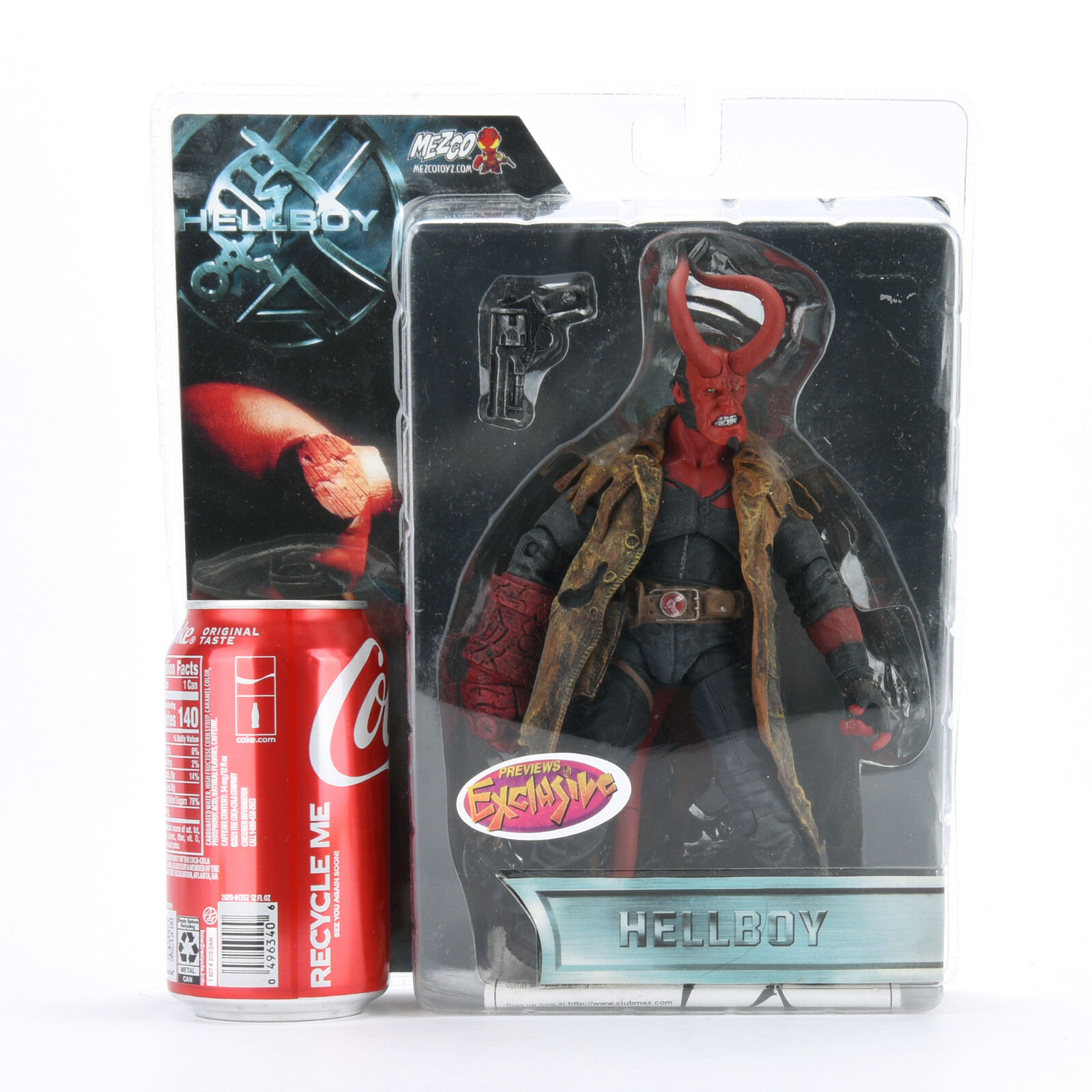 Hellboy Battle Damaged HB 7&Prime; Action Figure Exclusive 1/12 Scale Doll Horn Toys