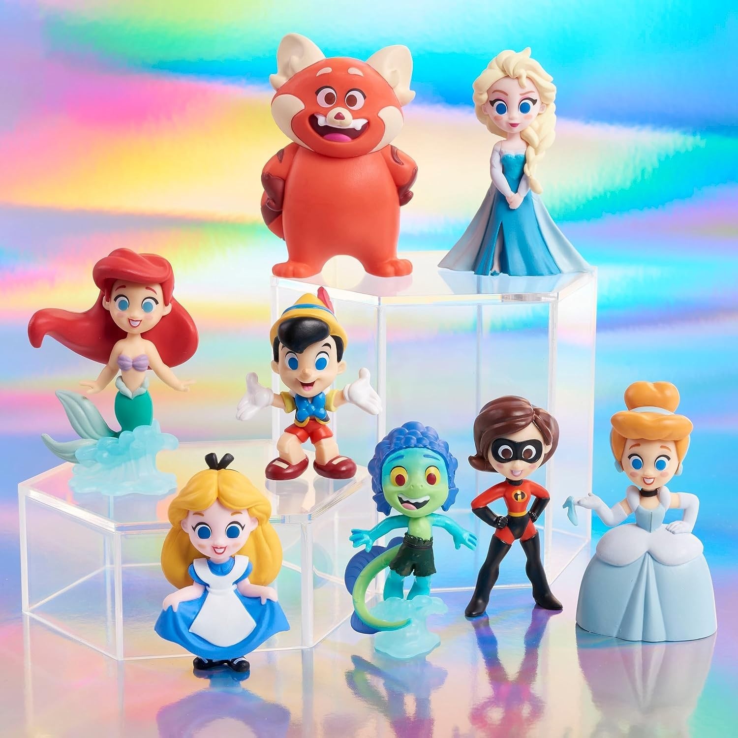 Disney100 Epic Transformations: Limited Edition 8-Figure Collection for Ages 3+