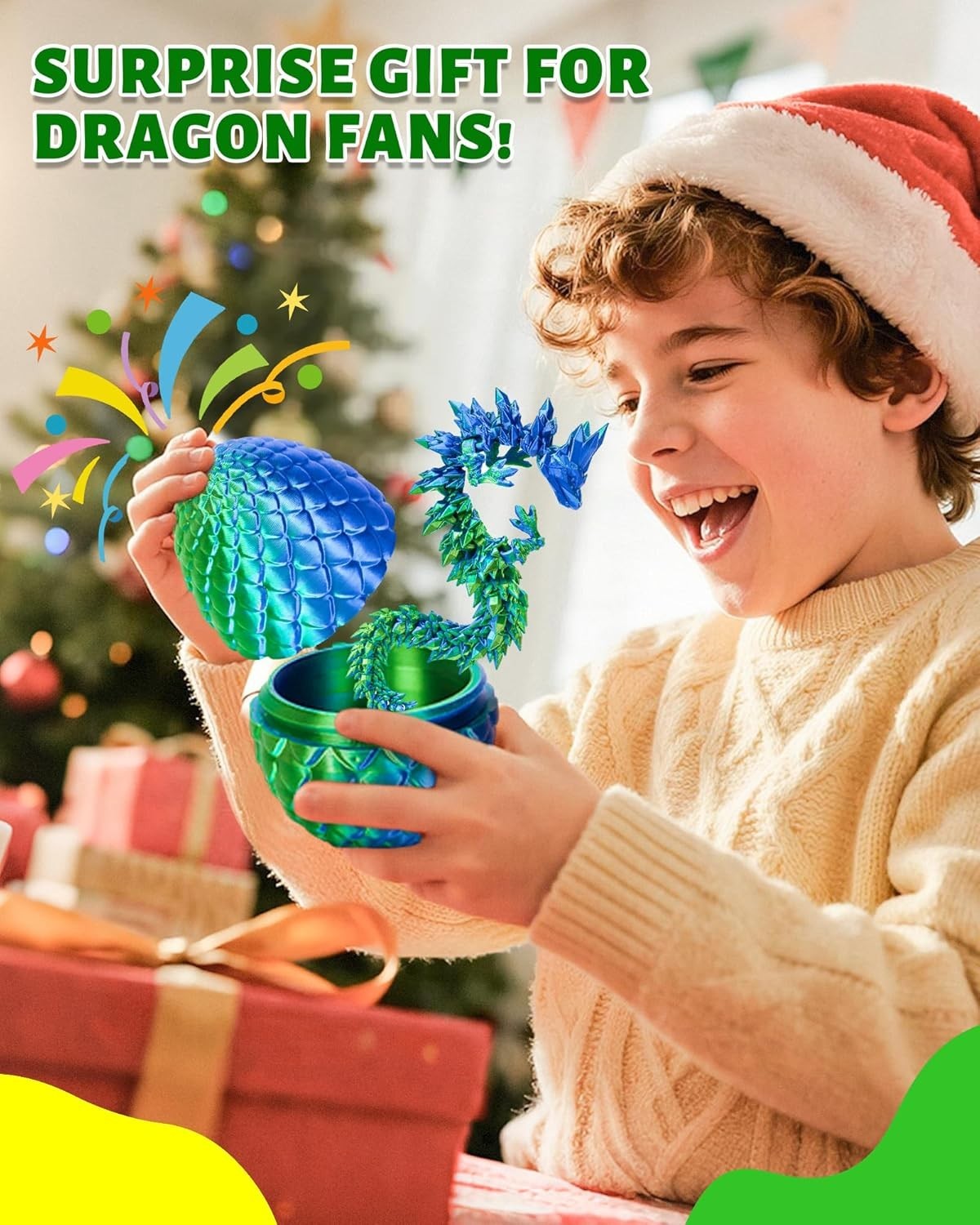 12-Inch Crystal Dragon Inside 4.53-Inch Egg – Perfect Interactive Toy for Kids