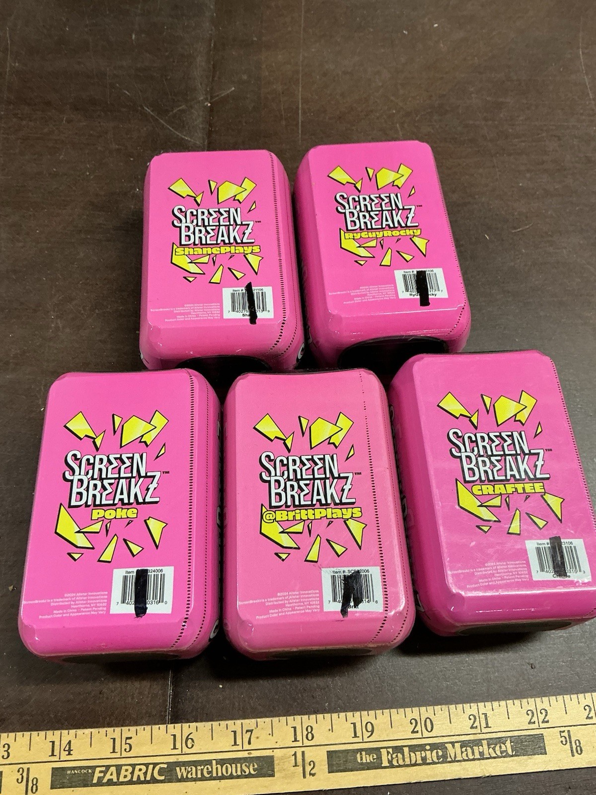 Lot of 5 Brand New SBZ Screen Breakz