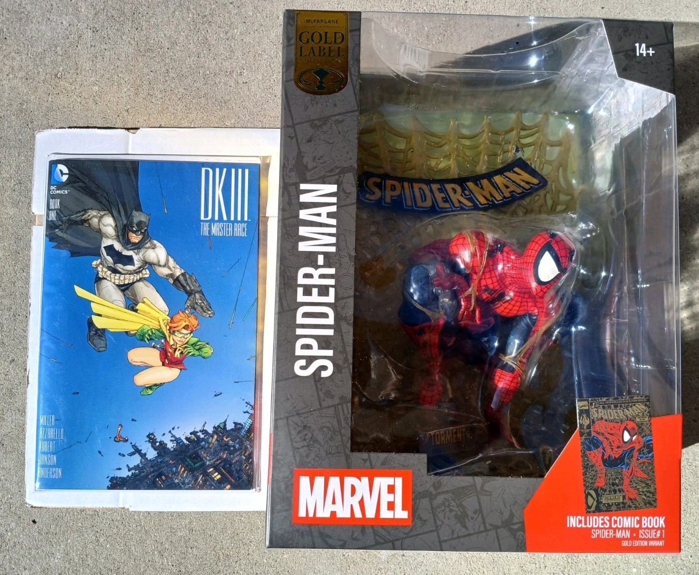McFARLANE Spider-Man #1 Black & Gold Edition Gold Label D23 Action Figure