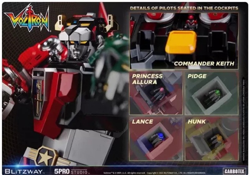 Blitzway x 5PRO Studio 5PRO-CA-10401 Voltron Defender of the Universe Model Toy
