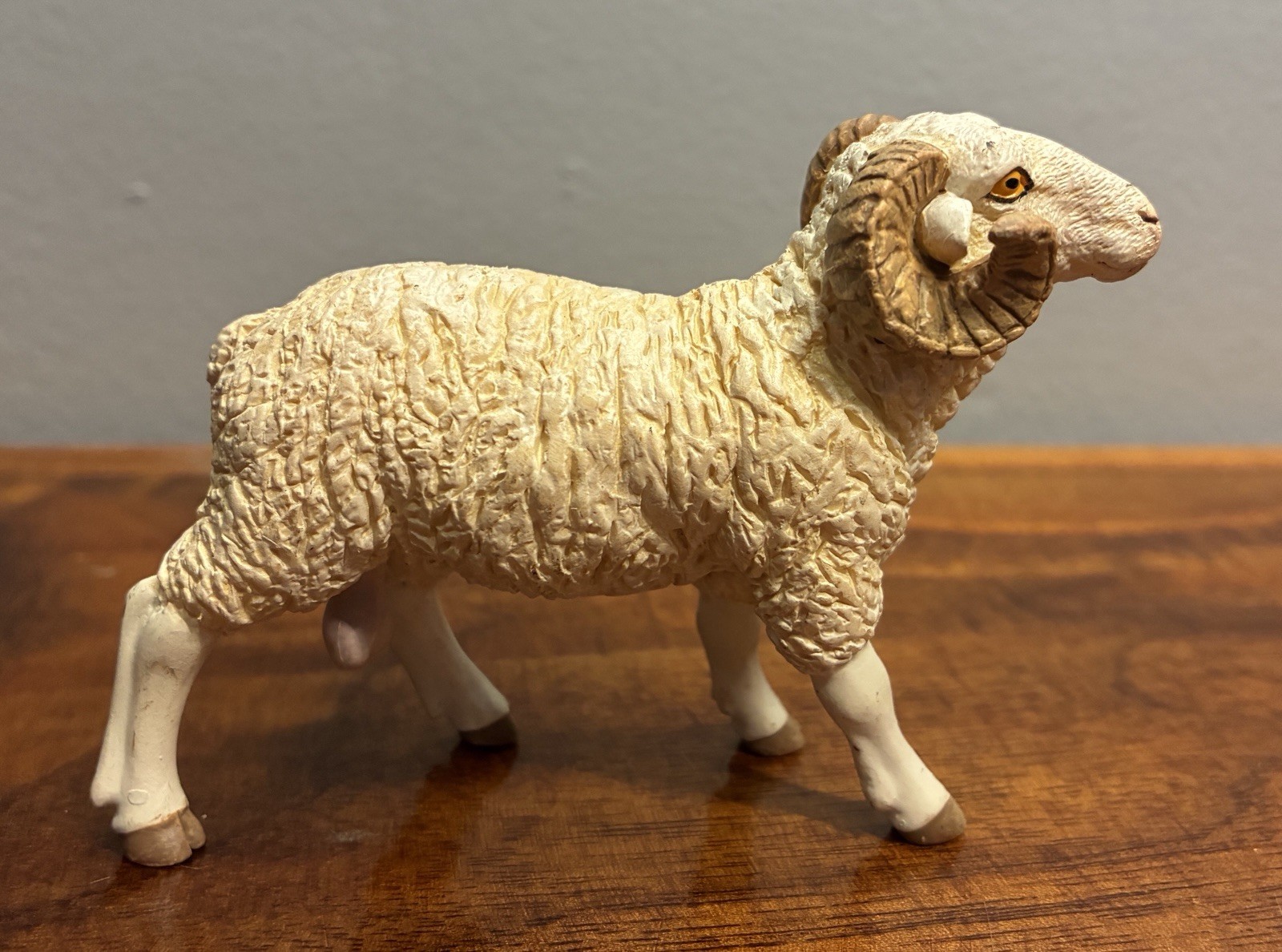 Papo Ram Sheep Goat Figure Farmyard Friends 3 1/2&Prime; Farm Animal Figurine Toy