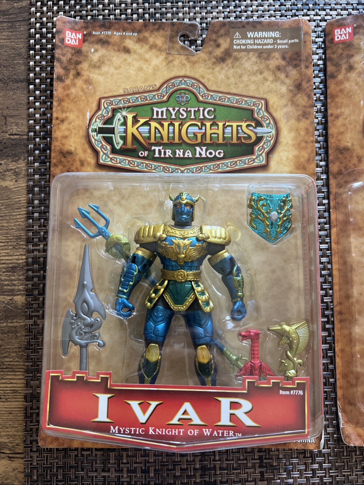 Bandai Mystic Knights of Tir Na Nog Ivar & Deirdre Action Figure Armor Set