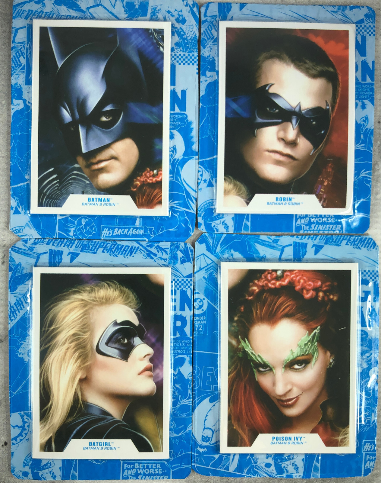 DC Multiverse BATMAN FOREVER Trading Cards BATGIRL ROBIN POISON IVY McFarlane