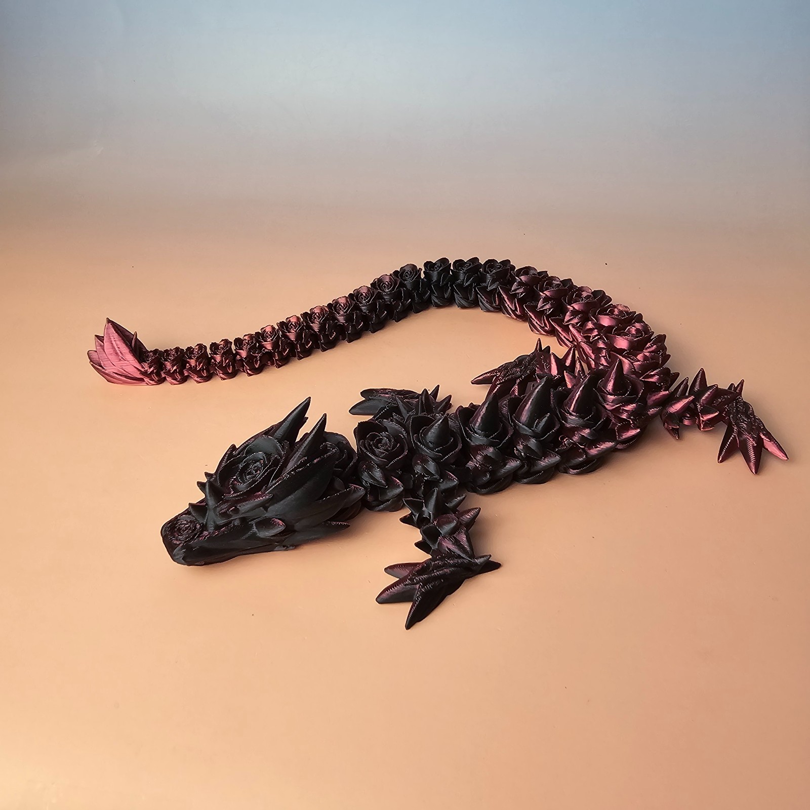 Rose Dragon 3D Printed