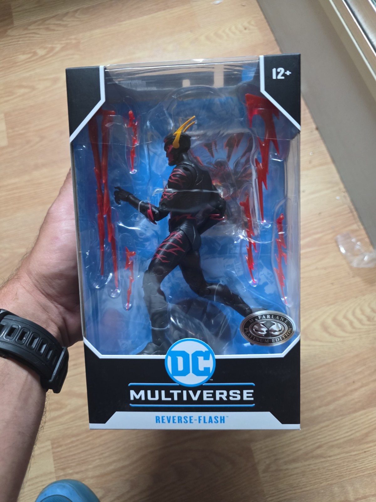 McFarlane DC Multiverse Reverse Flash Platinum Edition Chase In Hand