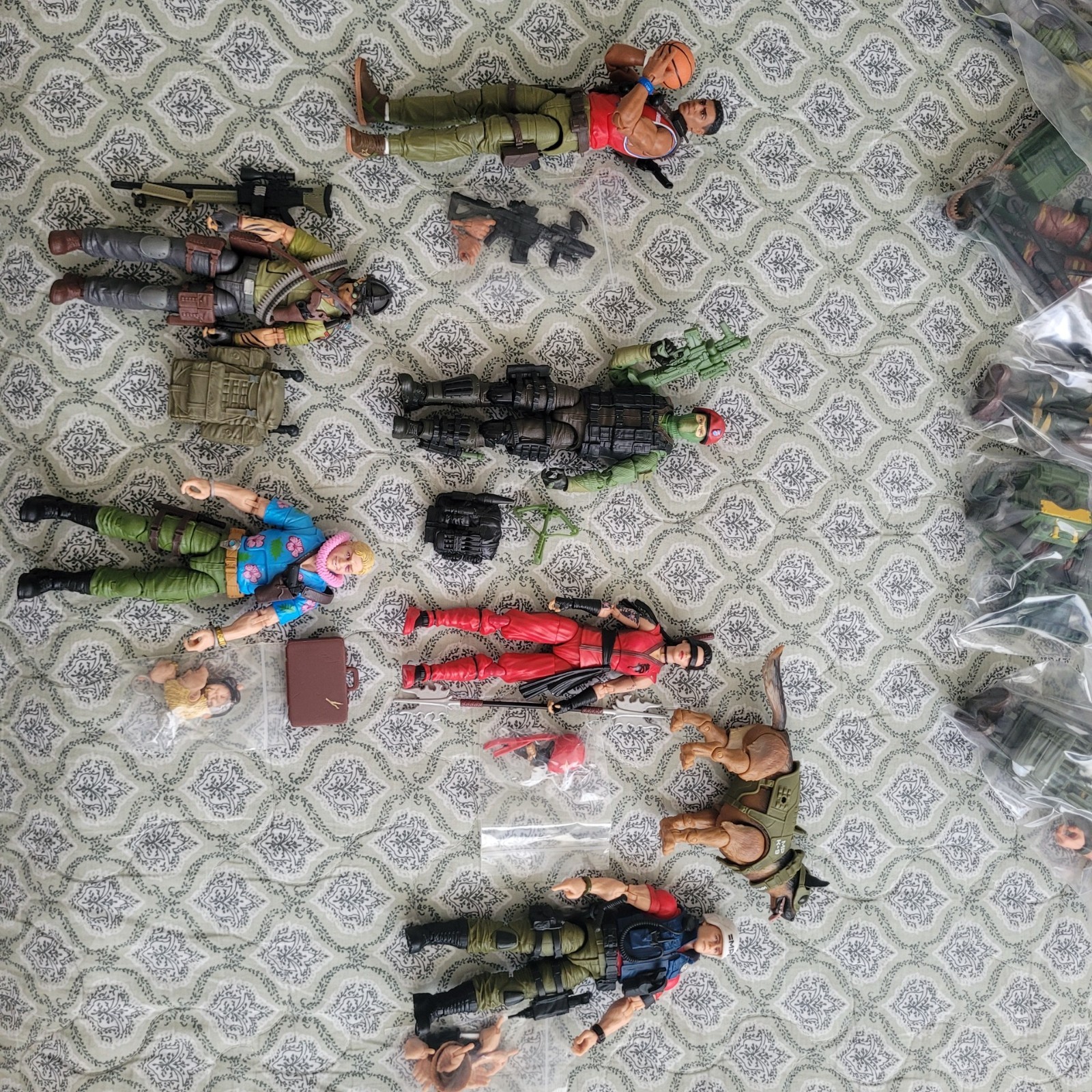 G.I. Joe Classified « Rawhides » Chuckles Big Lob Jinx, Law and Order Tunnel Rat