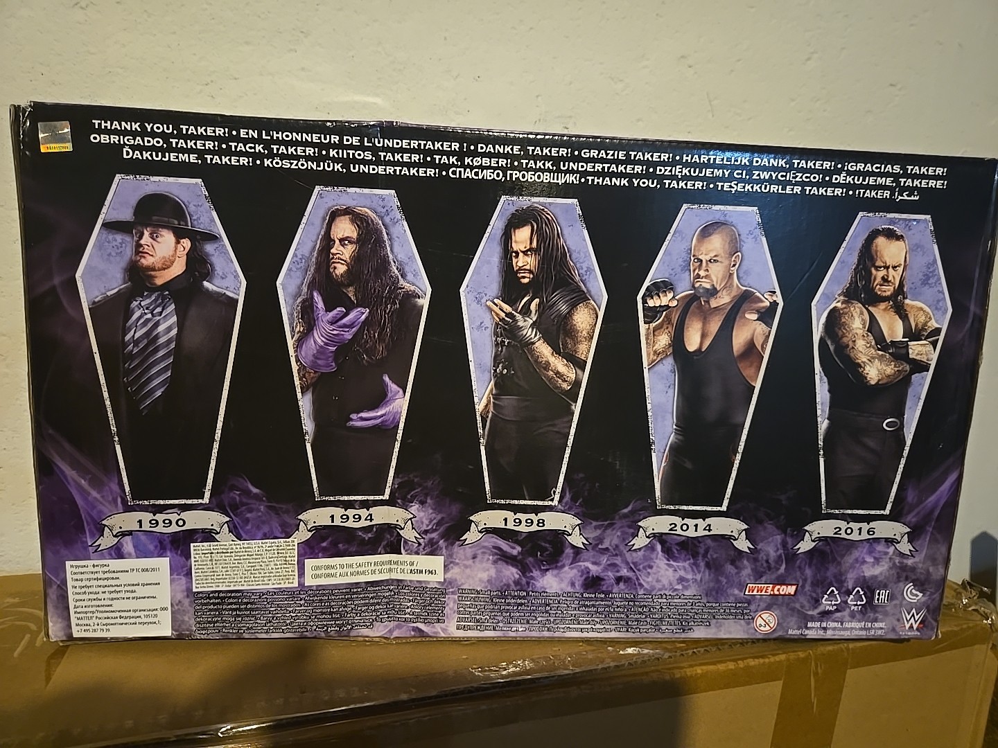 MATTEL WWE 2017 UNDERTAKER 5-PACK ACTION FIGURE 1990,1994,1998,2014,2016 🔥🔥🔥