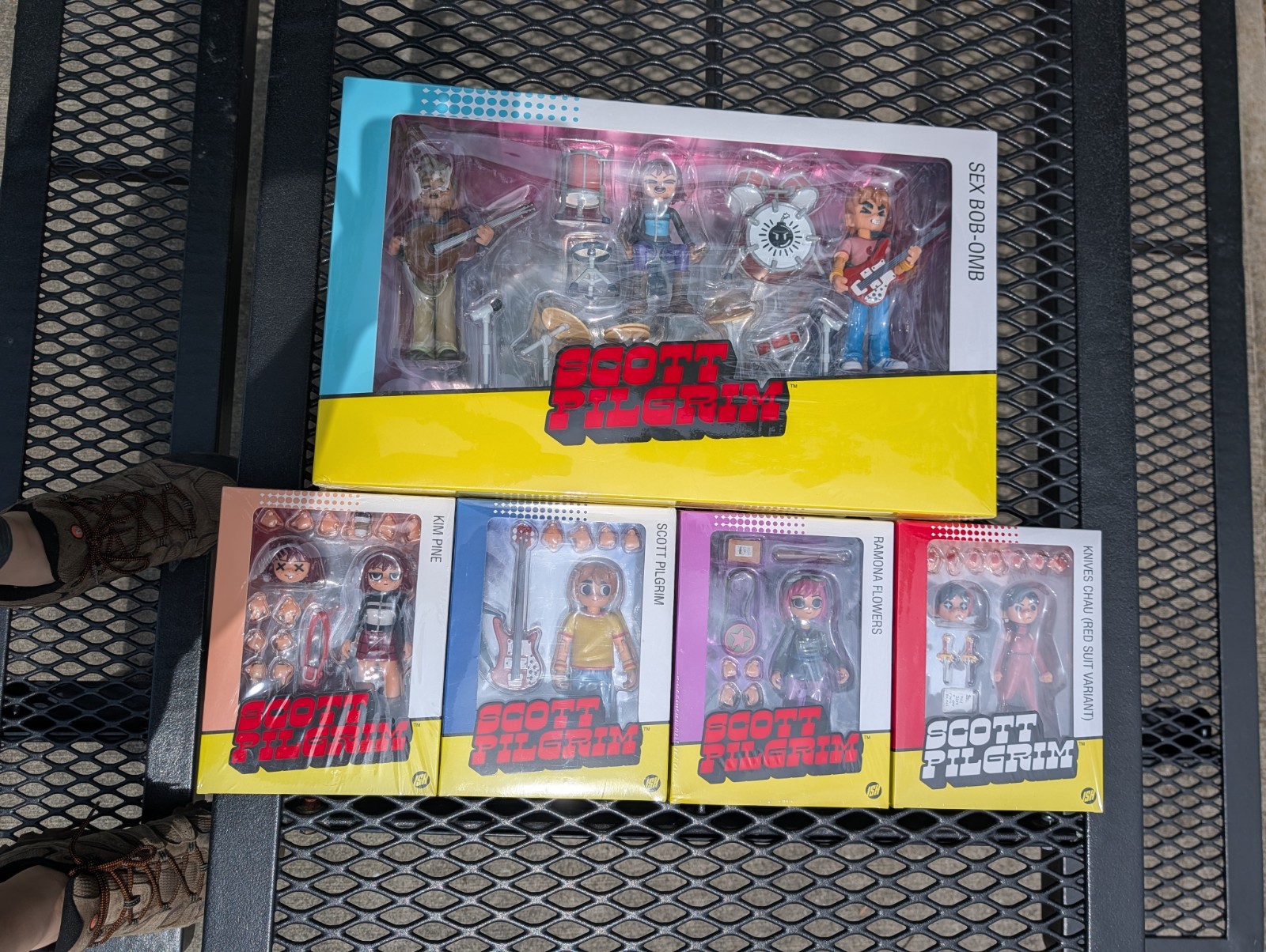 Scott Pilgrim Sex Bob-omb LE1000 Set. Scott, Ramona, Kim, Variant Knives Chau
