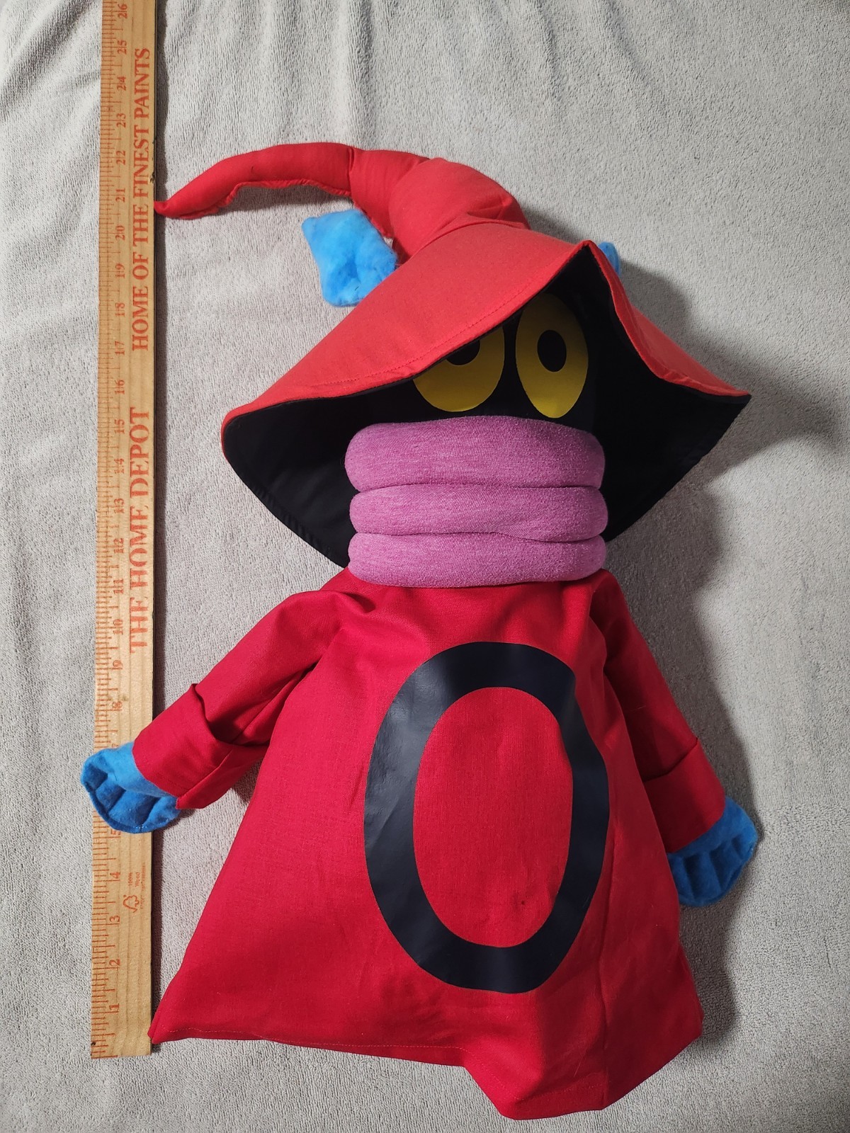 Handmade Wizard Plush Doll 24&Prime; Hooded Sorcerer Orko Motu Masters Of The Universe